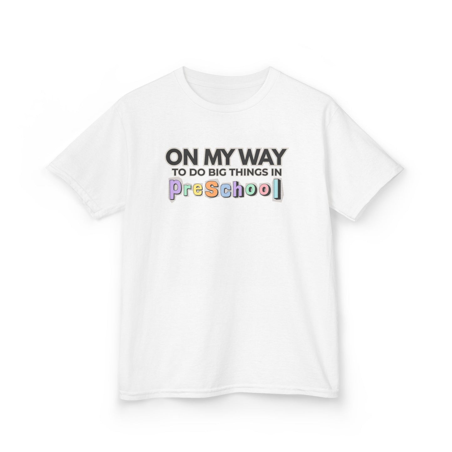 Big Things in PreSchool- Kids Back to School Shirt