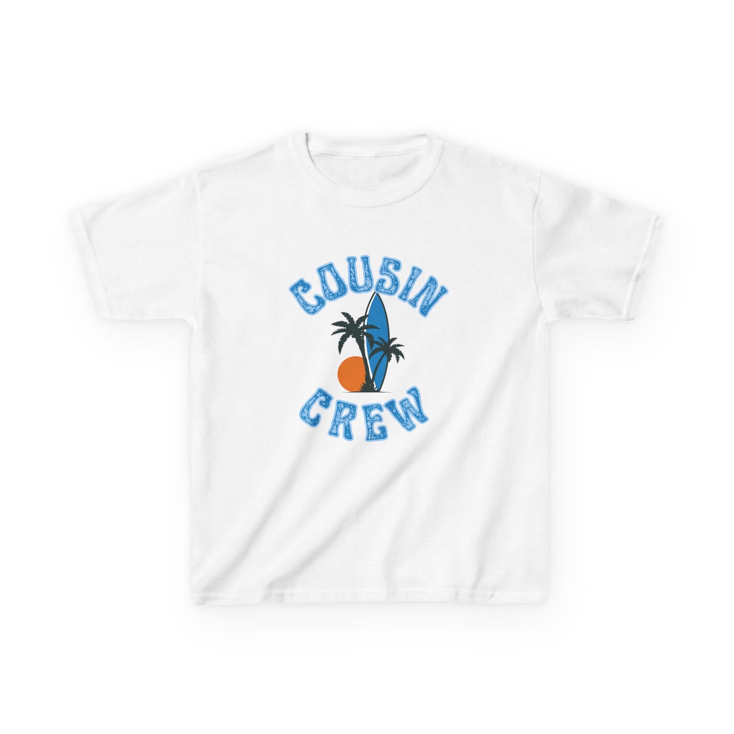 Cool Cousin Crew Kids Tee - Summer Fun, Family Gatherings, Beach Days, Mini Collection