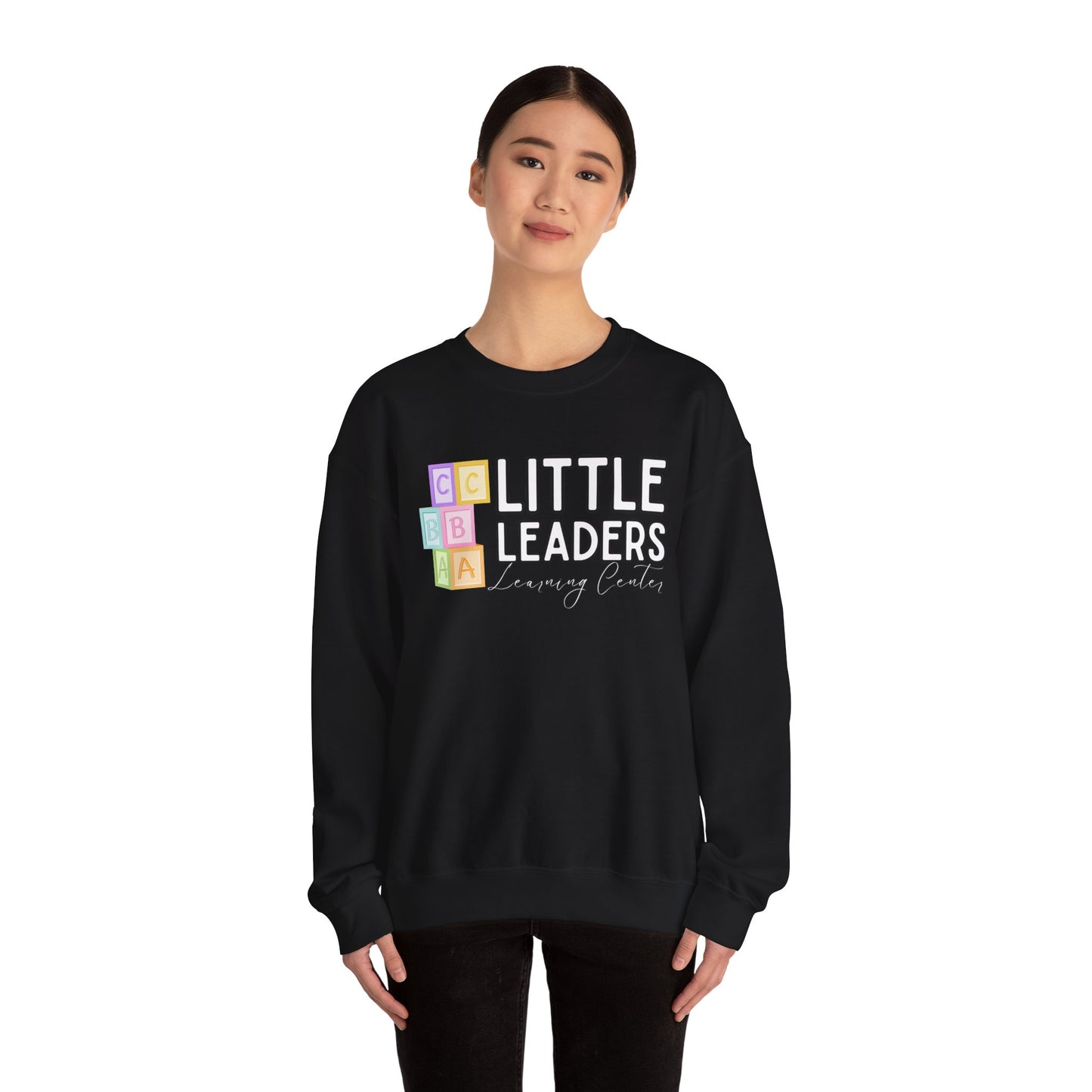 Little Leaders w/ Blocks Crewneck Unisex Sweatshirt