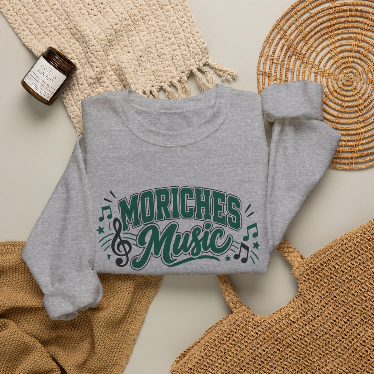 Moriches Music Sweatshirt — "Making Music and Magic at Moriches" Crewneck