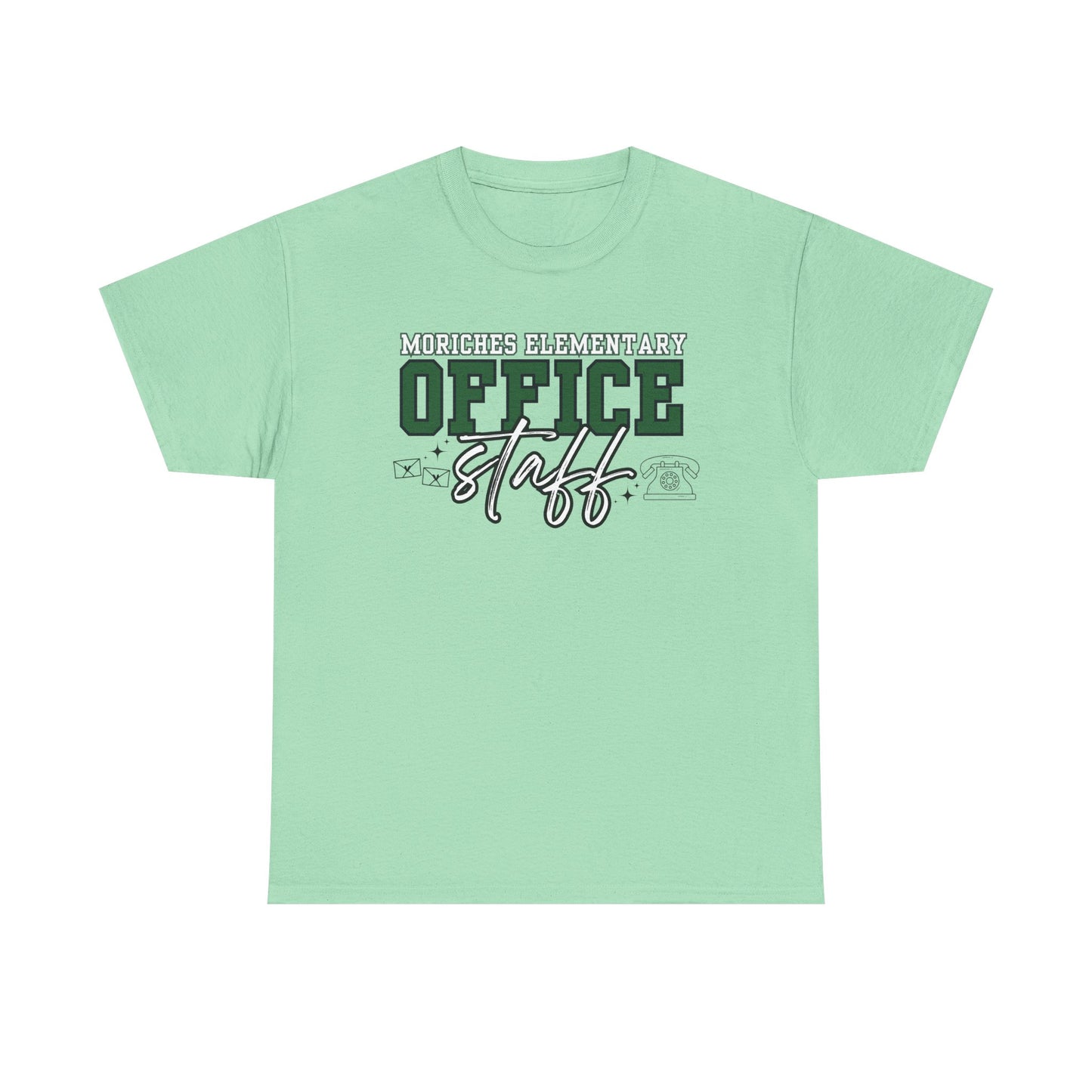Moriches Office Staff Unisex Heavy Cotton Tee - Heart & Soul of Moriches Design