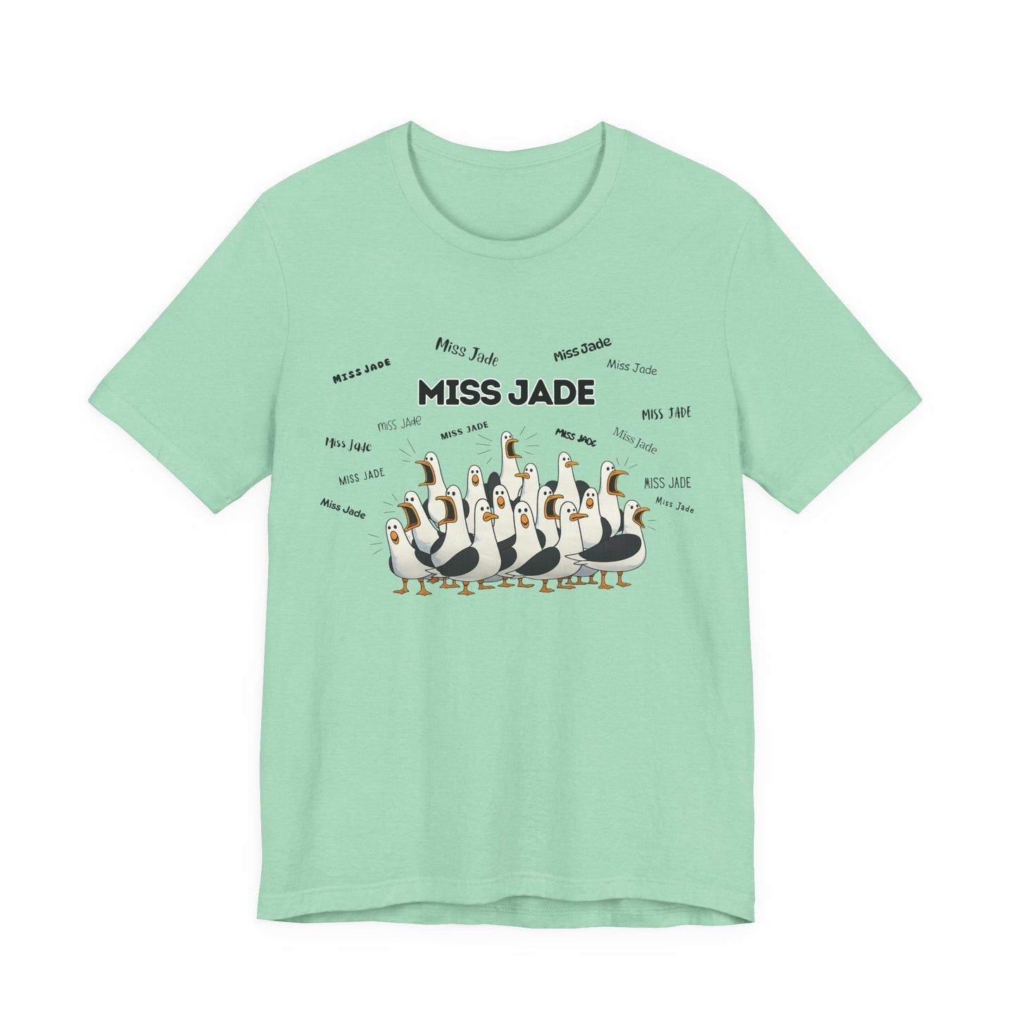 Miss Jade- Penguin Choir T-Shirt — Funny Teacher Personalized Tee