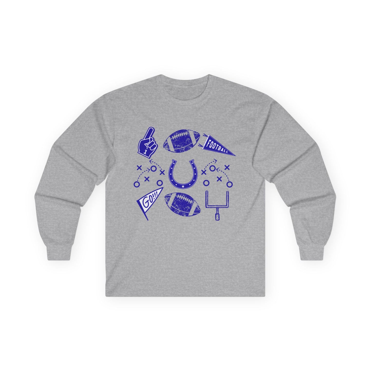 Football- Mancini Personalized- Sporty Unisex Long Sleeve Tee