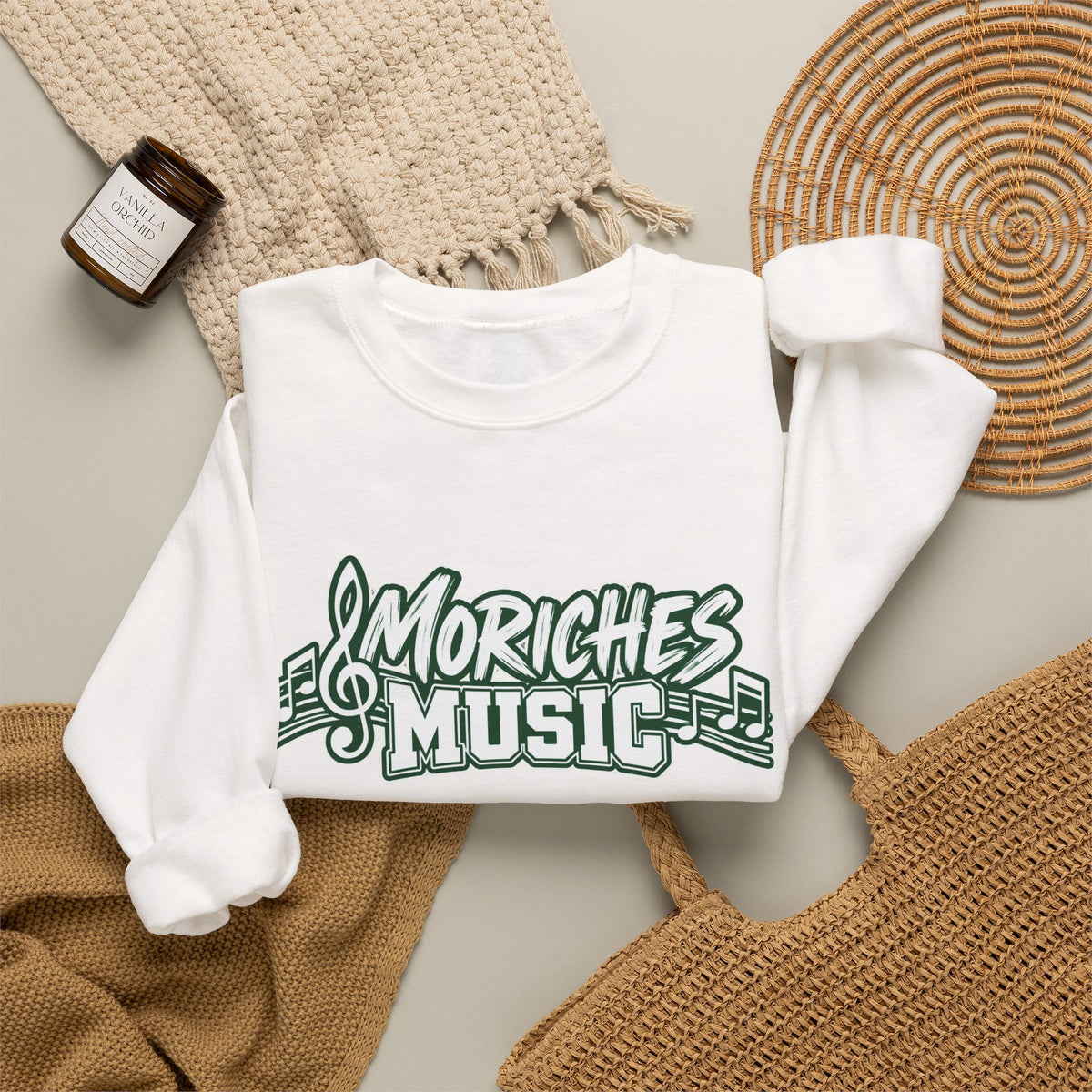 Moriches Music Sweatshirt — "Music Changes Lives One Child at a Time" Crewneck