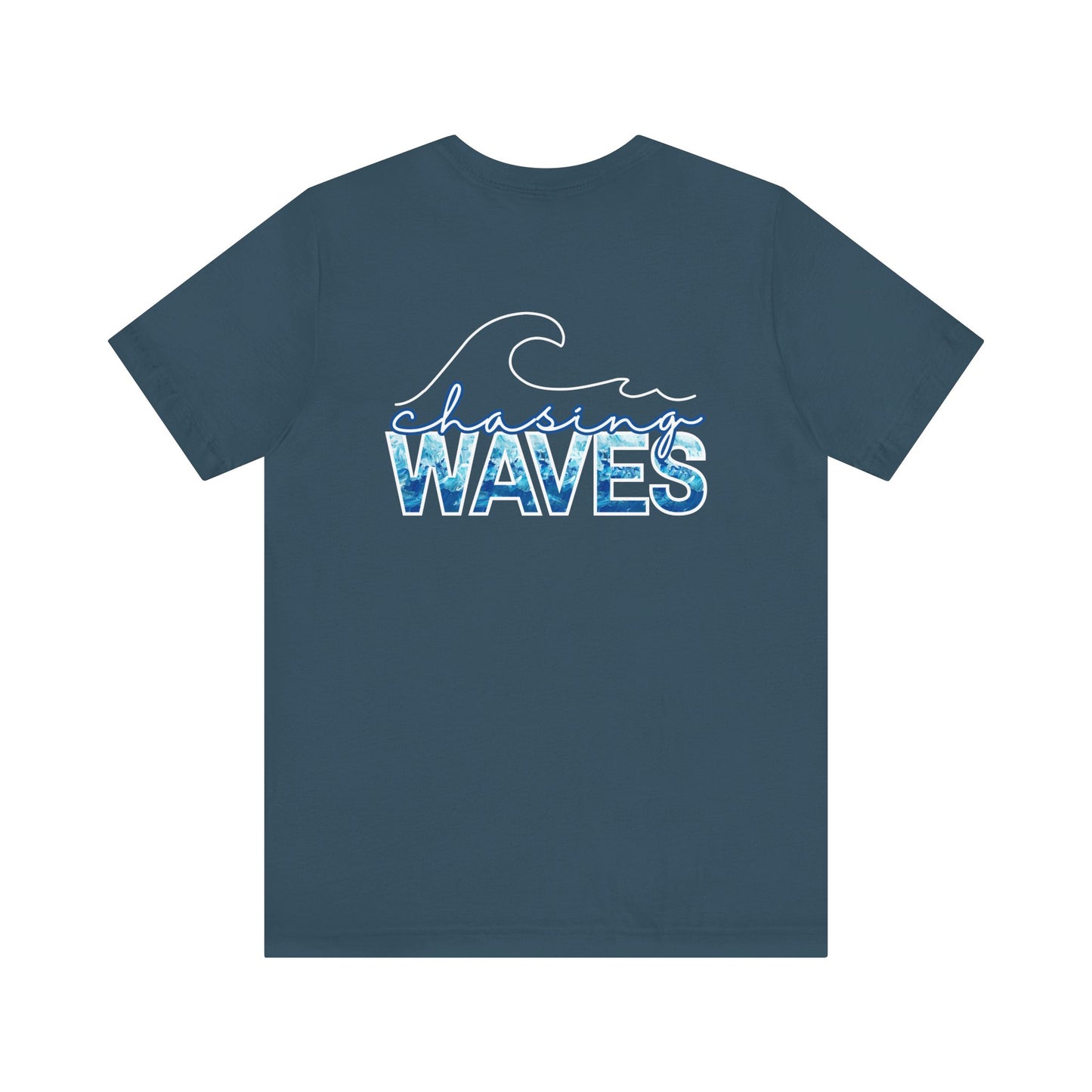 Chasing Waves -- Unisex Summer Shirt, Beachwear, Vacation Top, Summer Nights Apparel