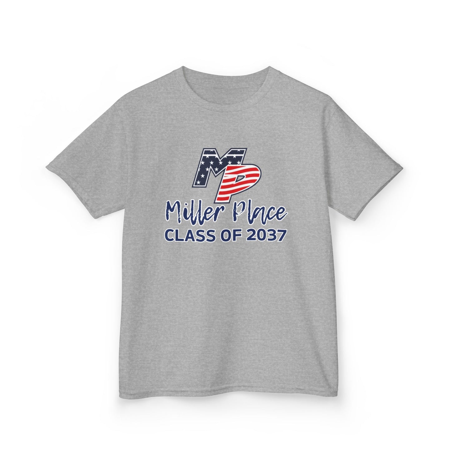 Miller Place Class of 2037 Kids Heavy Cotton Tee