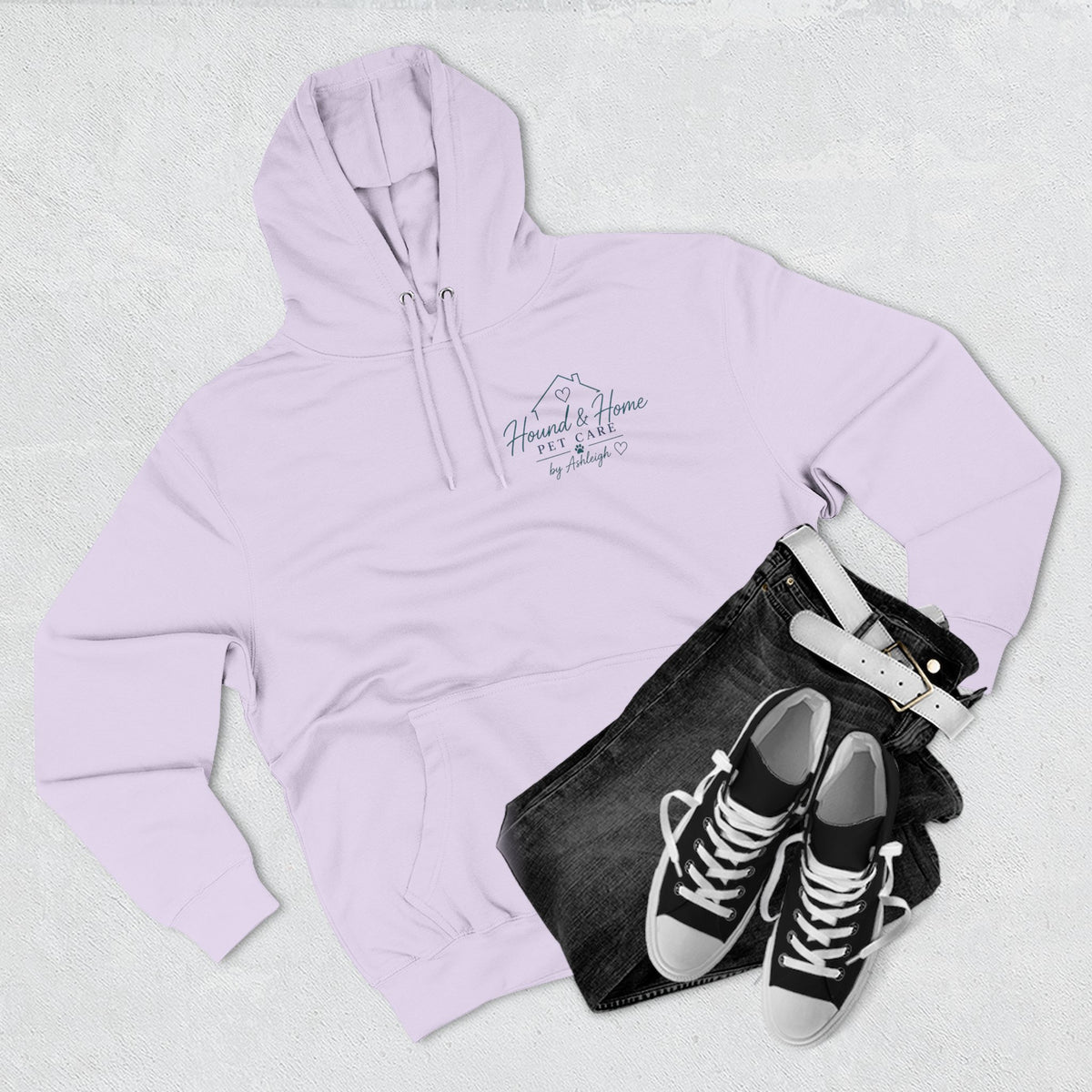Ashleigh 2— "Hound and Home" Logo Personalized Pullover