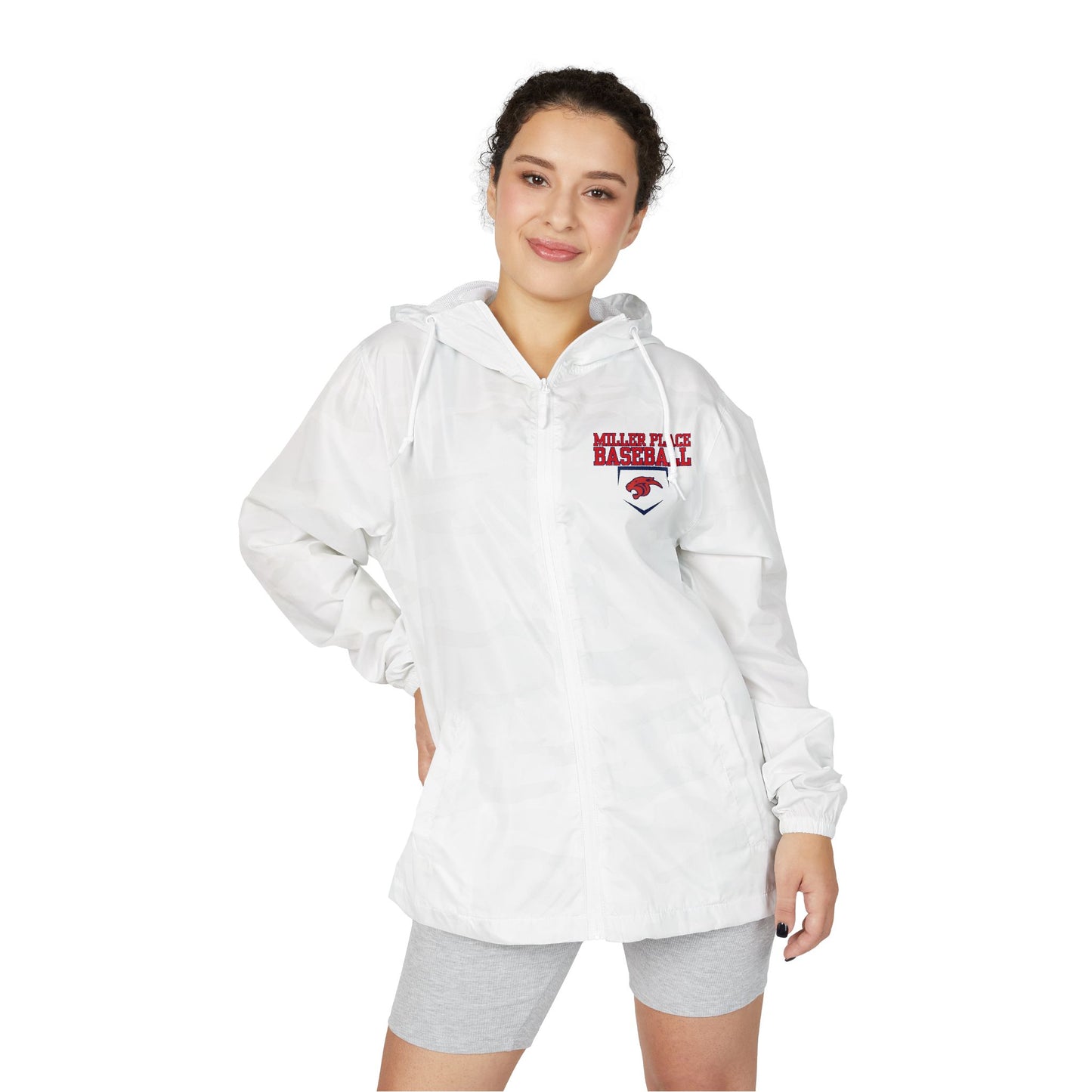 MP Baseball- Windbreaker Zip Jacket with Hood —  Diamond Club