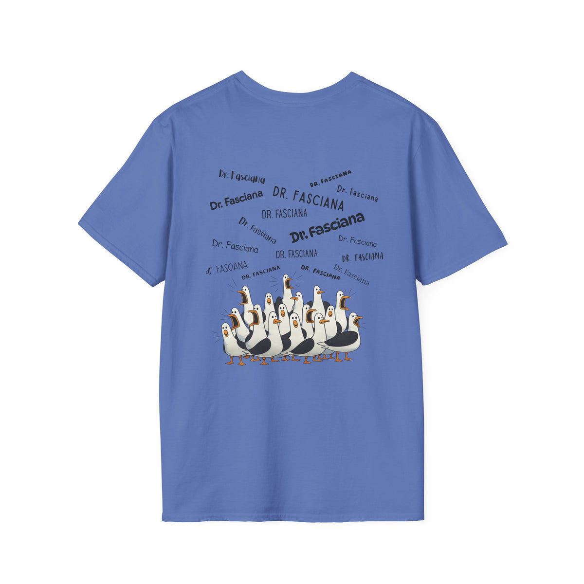 Dr. Fasciana- Seagull Crew Graphic T-Shirt — Personalized