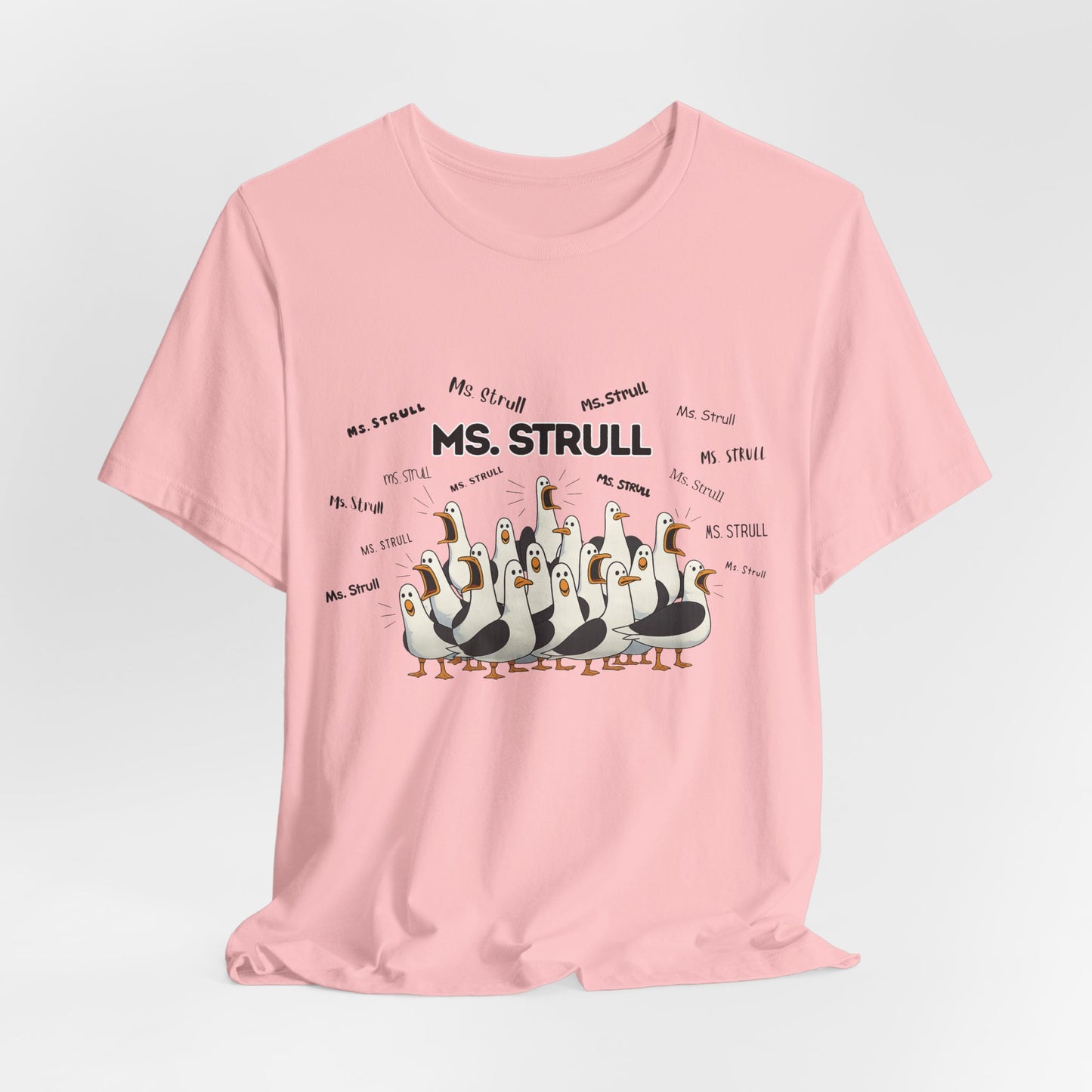 Mrs. Strull Penguin Choir T-Shirt — Funny Teacher Personalized Tee