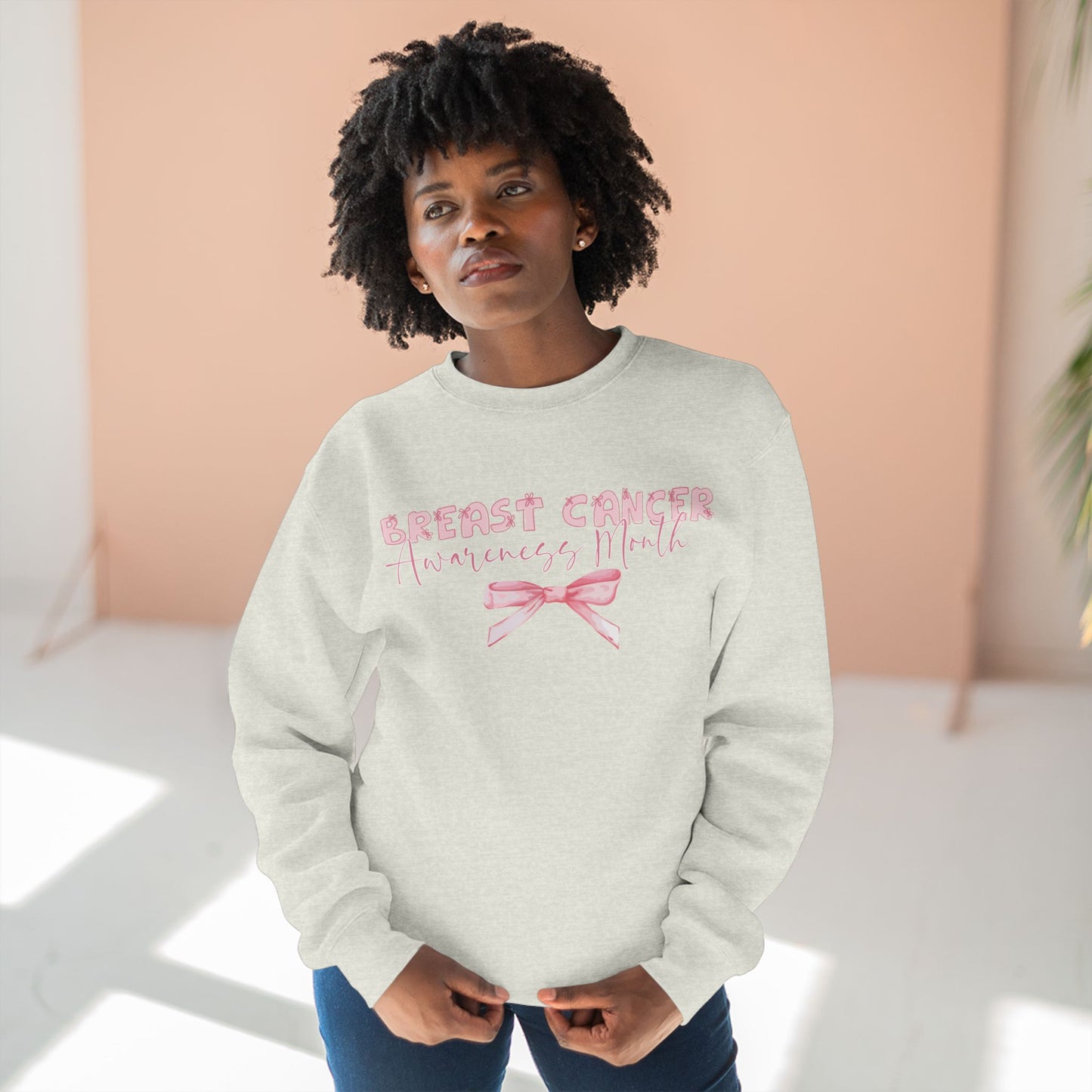 Breast Cancer Awareness Unisex Crewneck Sweatshirt