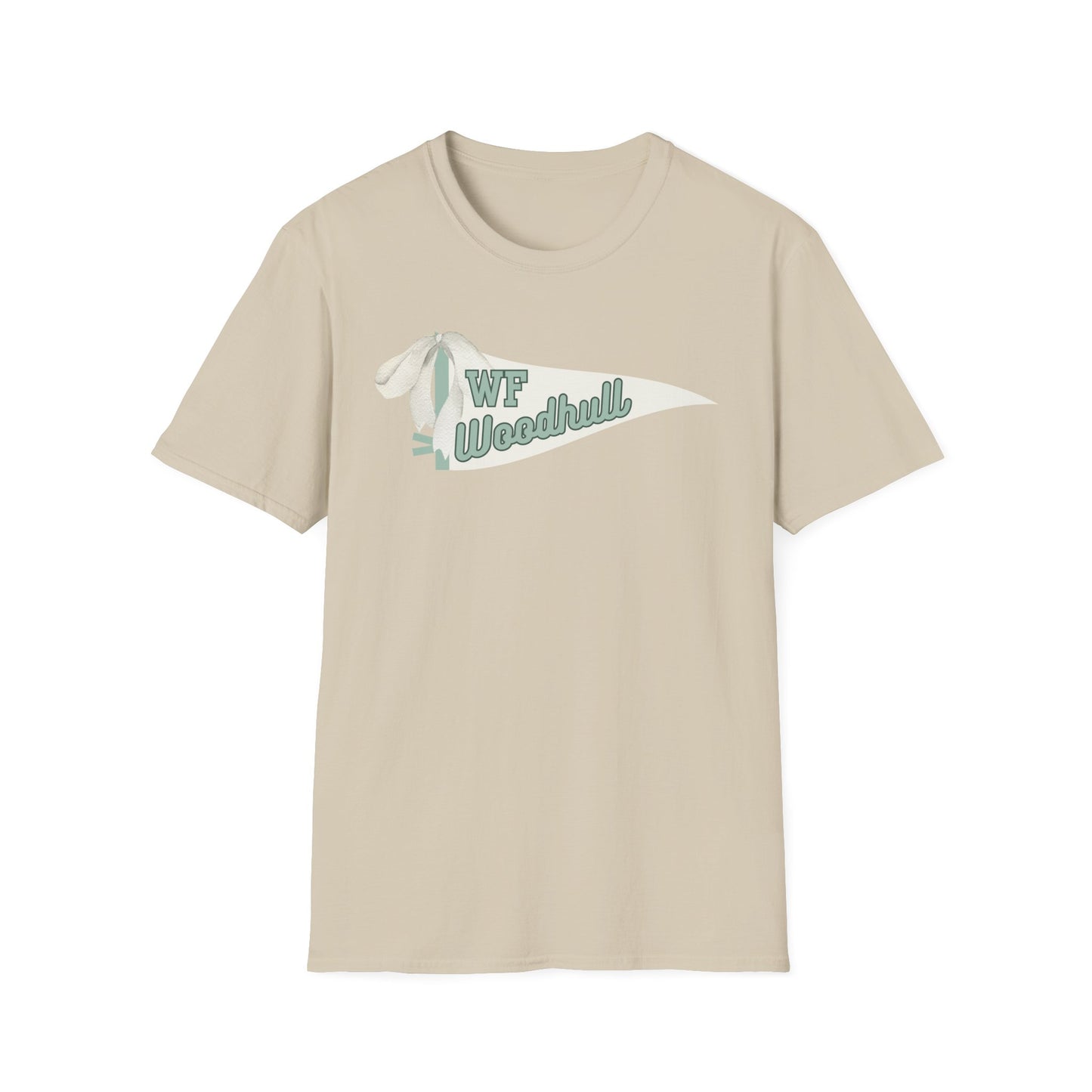 Woodhull Pennant Unisex Softstyle Graphic Tee with Vintage Design