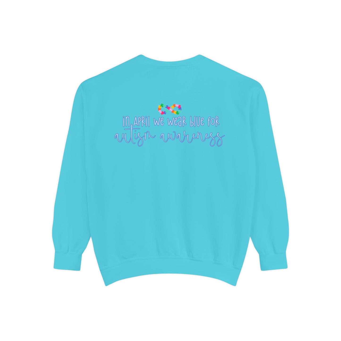 Autism Awareness Puzzle Piece & Ribbon Sweatshirt — Awareness Collection