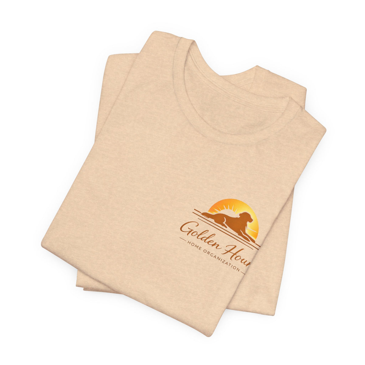 "Golden Hour Home Organization"Logo T-Shirt—  Personalized