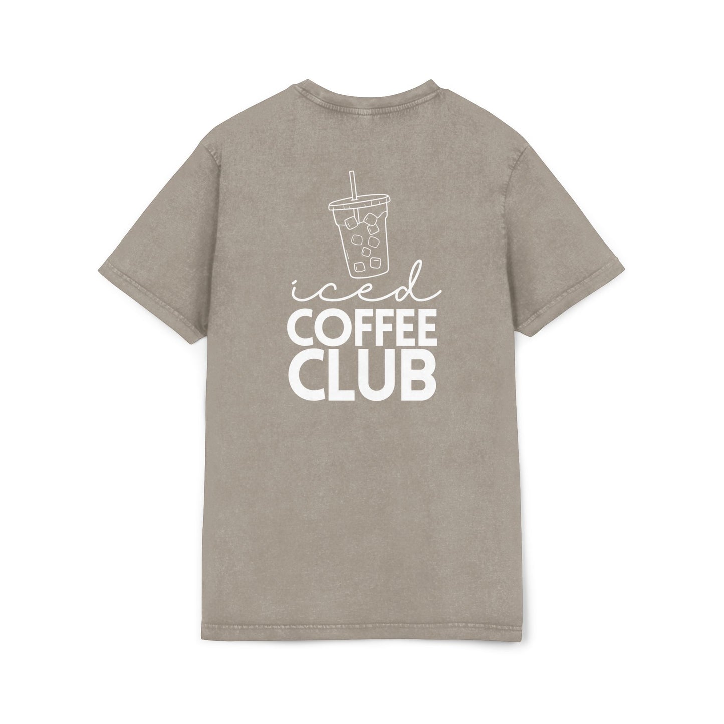 Iced Coffee Club Acid Washed Tee