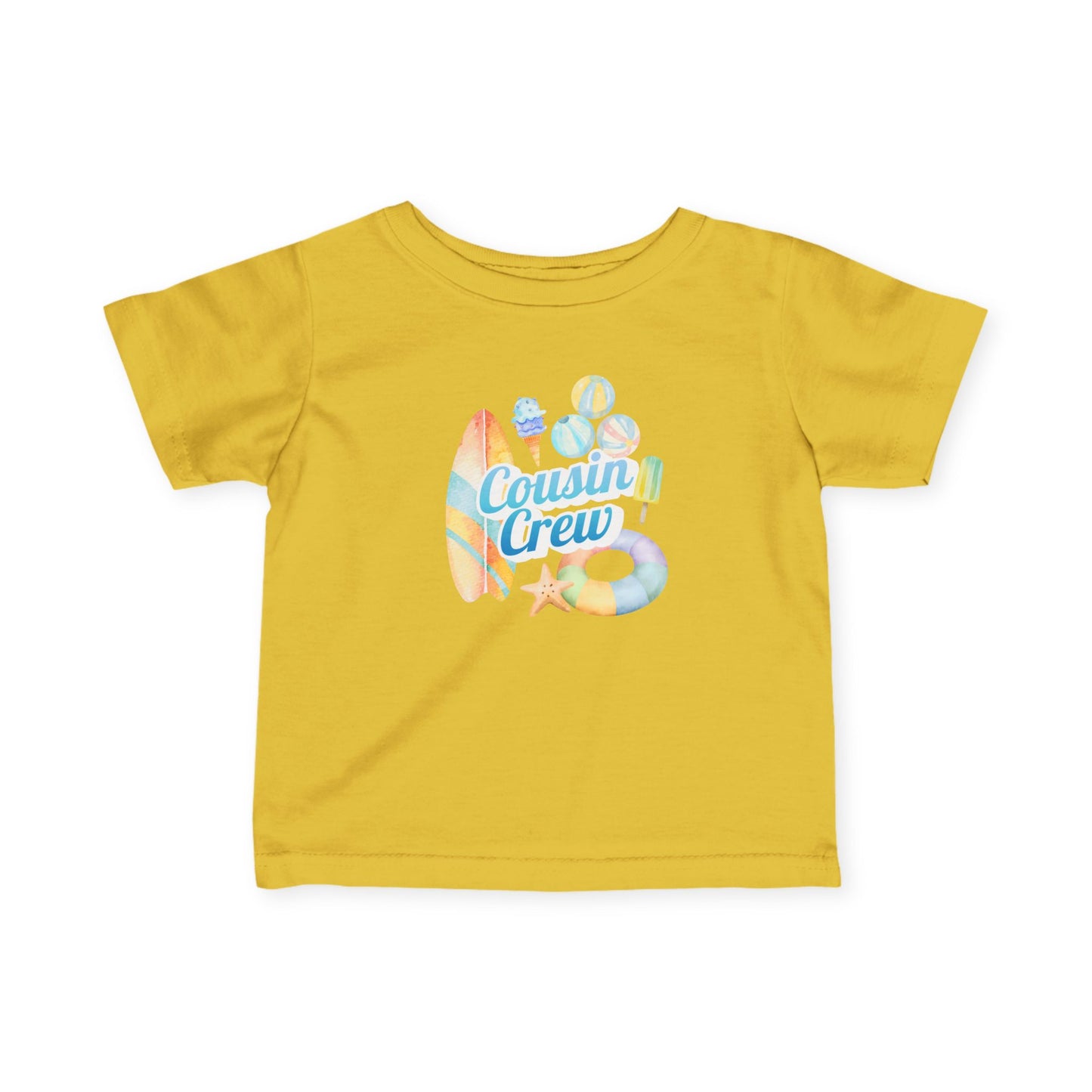Cousin Crew Infant Tee, Cute Baby T-Shirt, Summer Vibes- Mini Collection