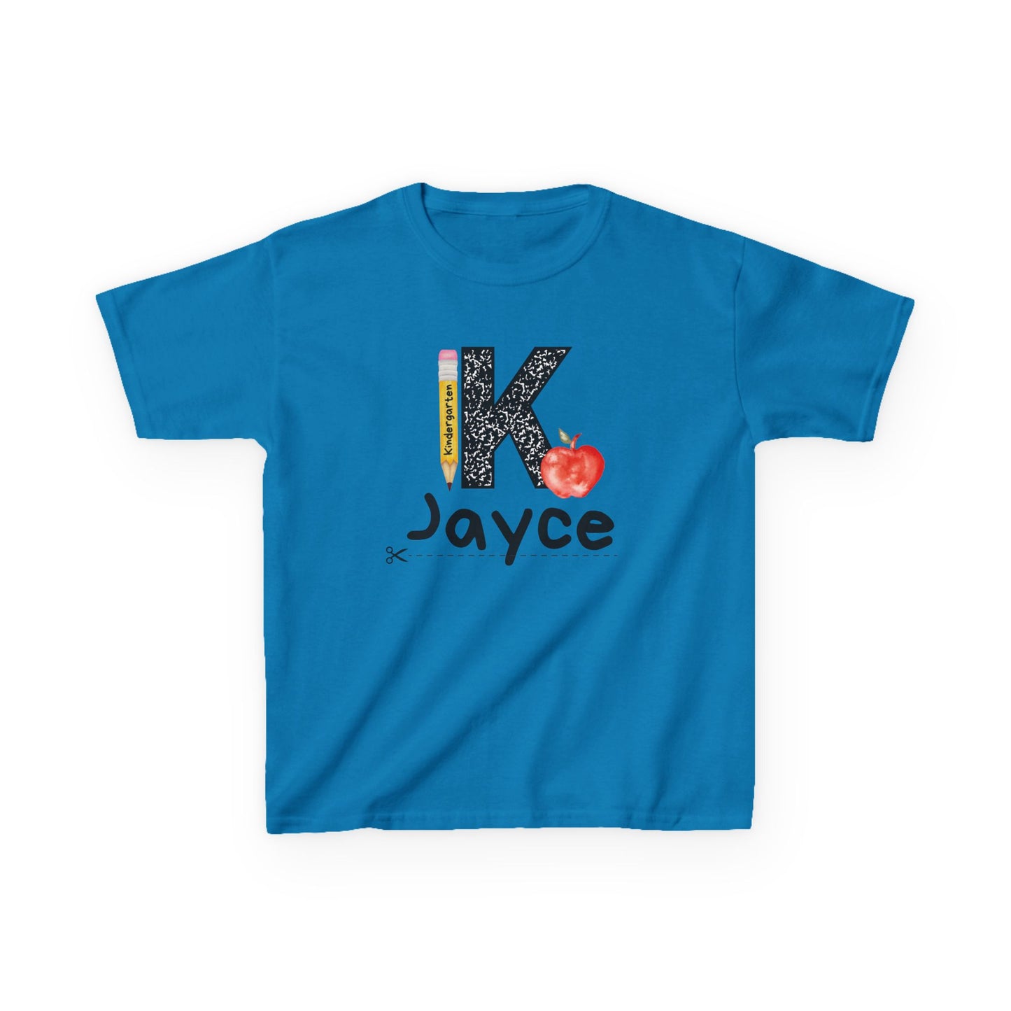 Jayce- Kindergarten- Personalized Kids Tee - Back to School