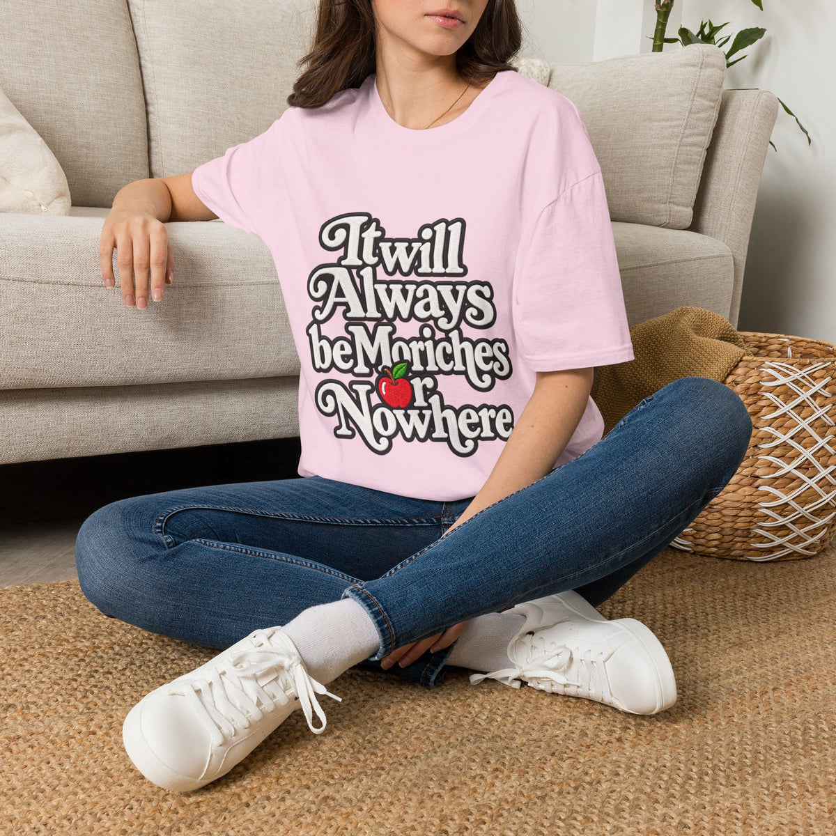 "It will Always be Moriches or Nowhere" - Softstyle T-Shirt