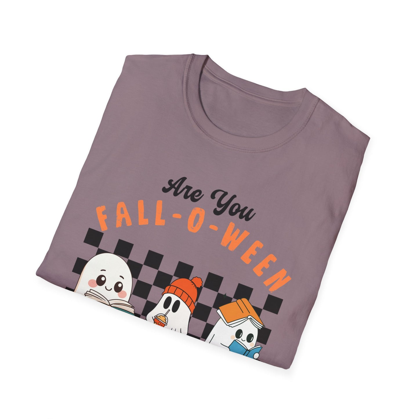 Whimsical Fall-O-Ween Teacher T-Shirt - Holiday- Softstyle Unisex Tee