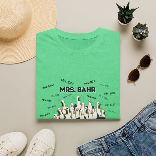 Mrs. Bahr - Seagull Crew Graphic T-Shirt — Personalized