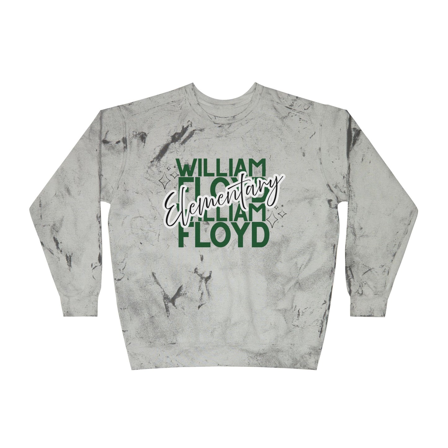 WFE Color Blast Crewneck Sweatshirt for School Spirit | 'Expect Success'