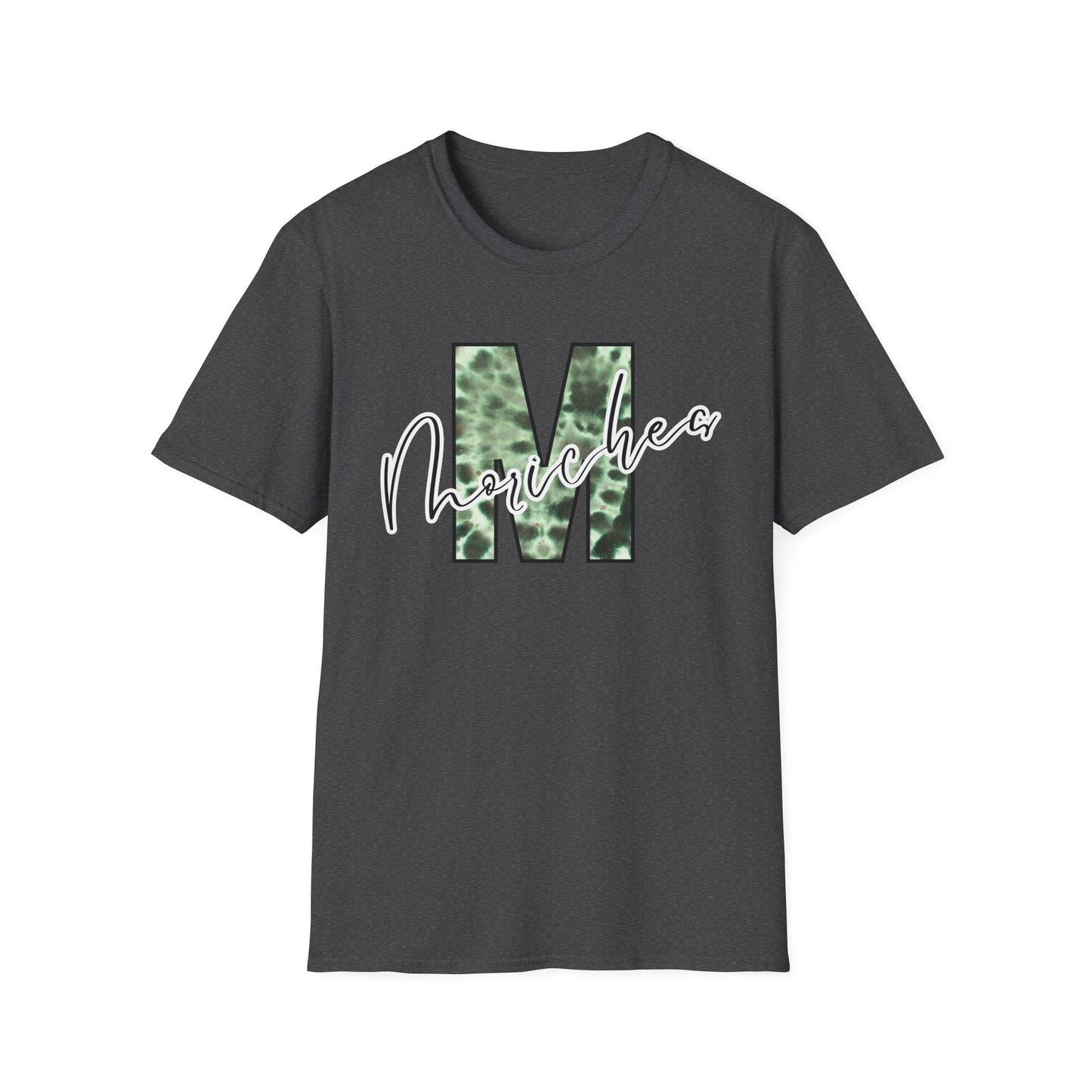 Tie Dye Moriches Stylish Unisex Softstyle T-Shirt with Moriches Design