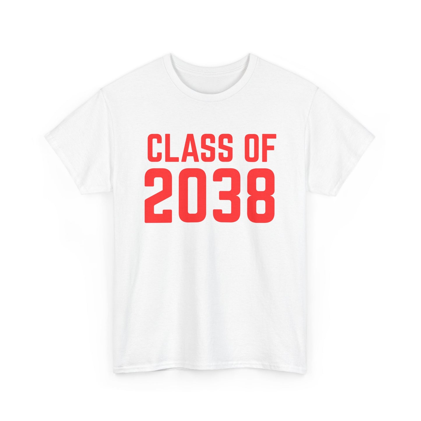 Class of 2038 Unisex Heavy Cotton Tee- Back to School- Grow With Me