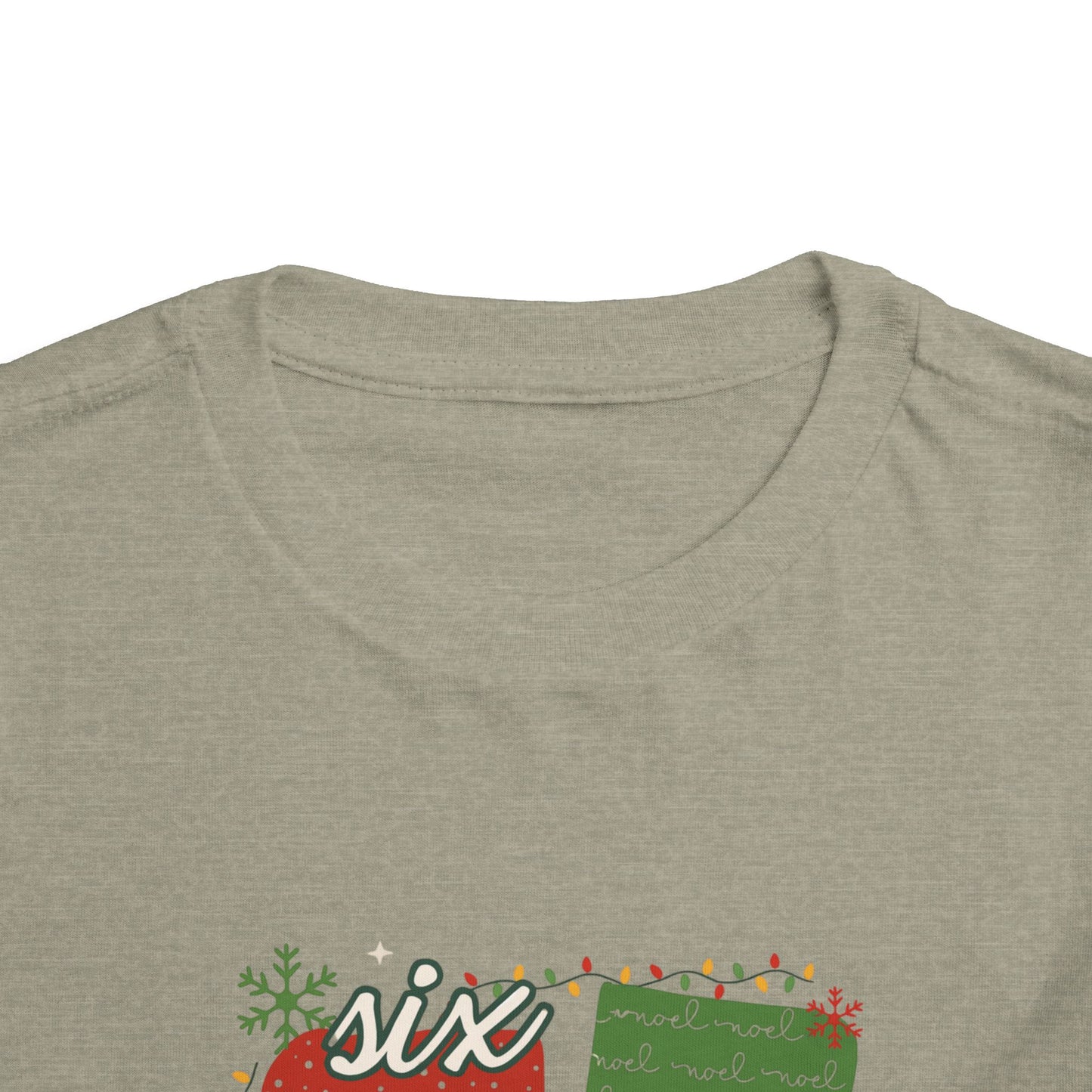 6-1 Toddler Tee "Six Seven" - Christmas