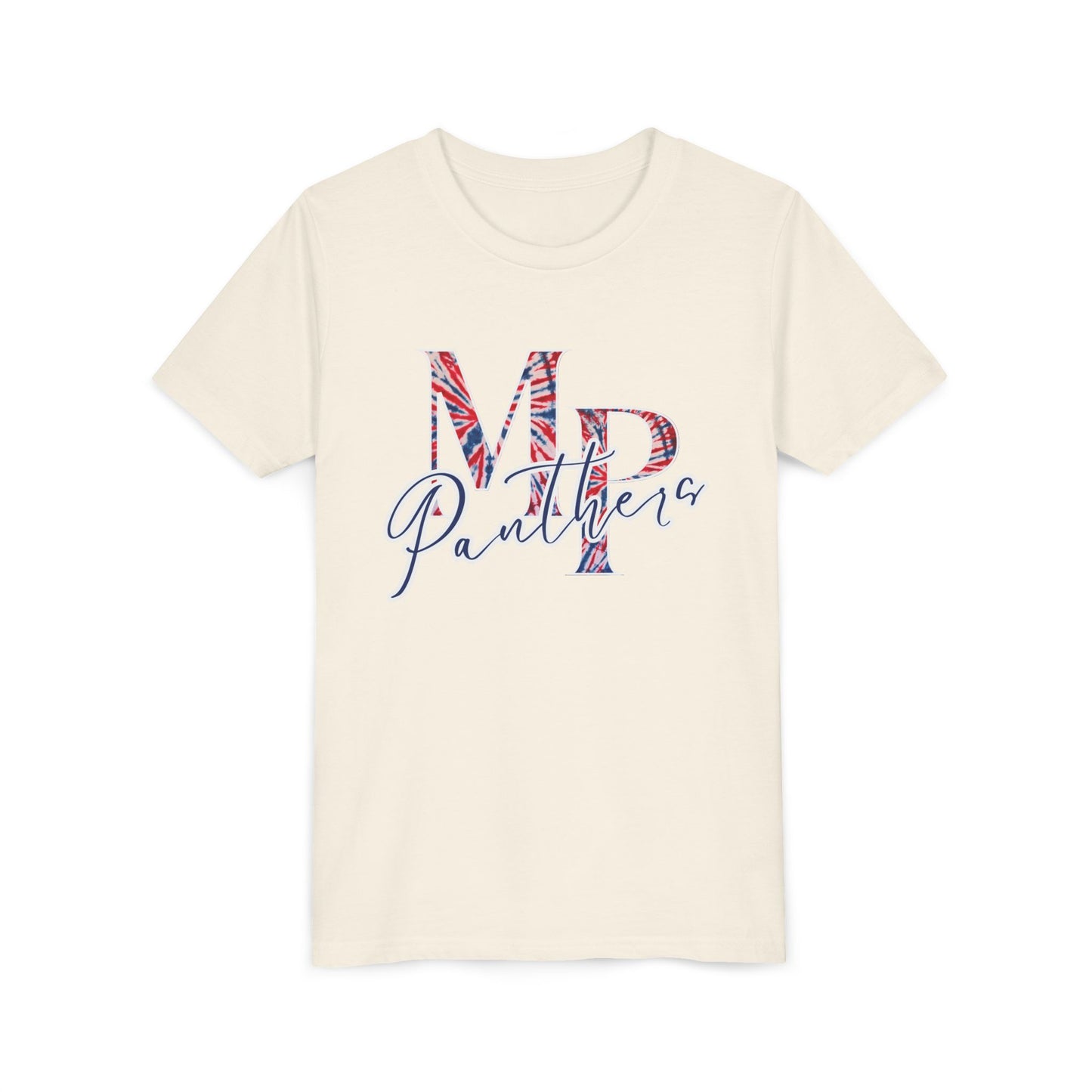 Miller Place Panthers Tie Dye MP- Youth Tee with Panther Print