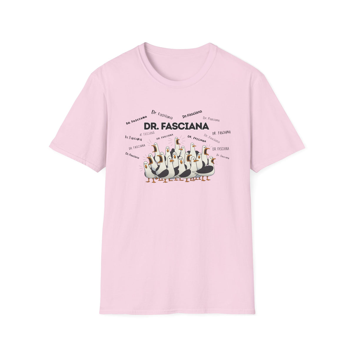 Dr. Fasciana- Seagull Crew Graphic T-Shirt — Personalized