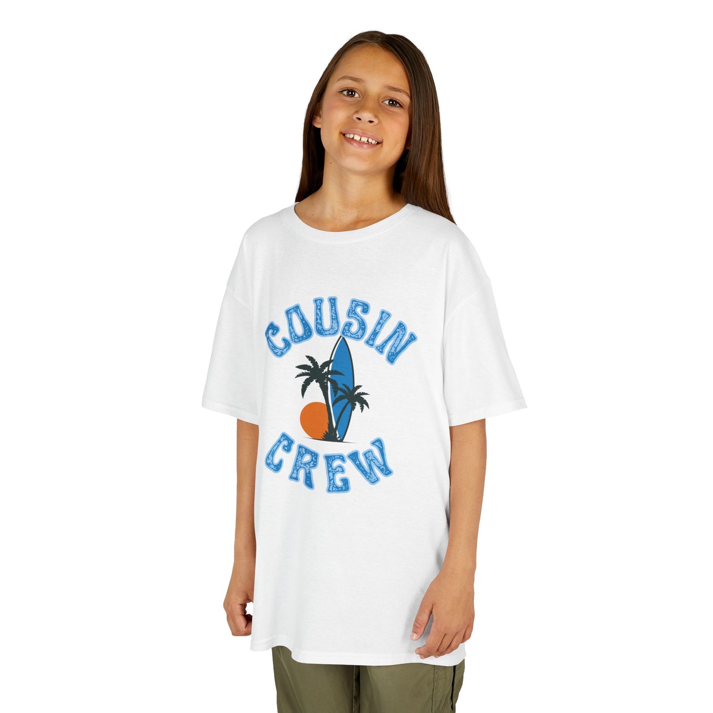 Cool Cousin Crew Kids Tee - Summer Fun, Family Gatherings, Beach Days, Mini Collection