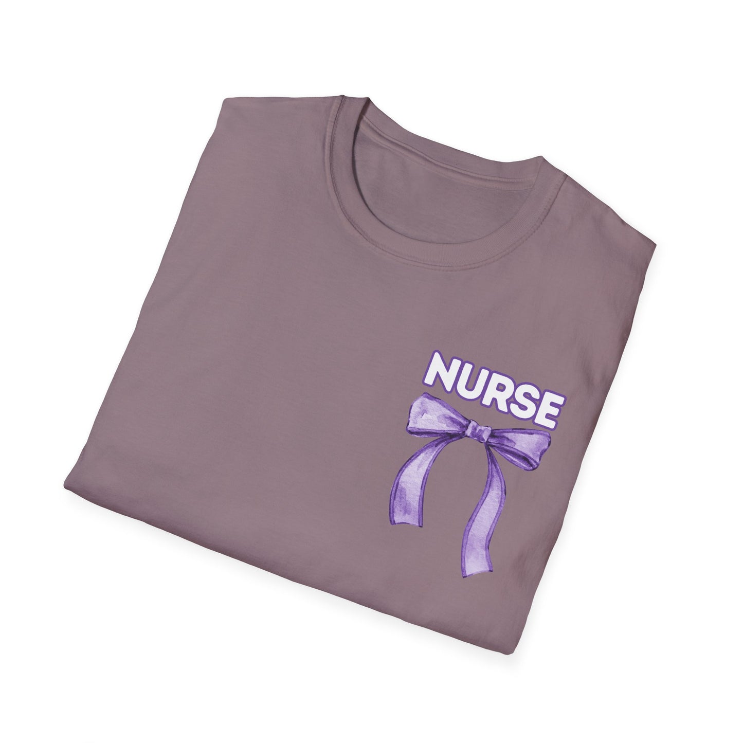 ER Nurse Appreciation T-Shirt with Bows - Softstyle Unisex Tee- Healthcare