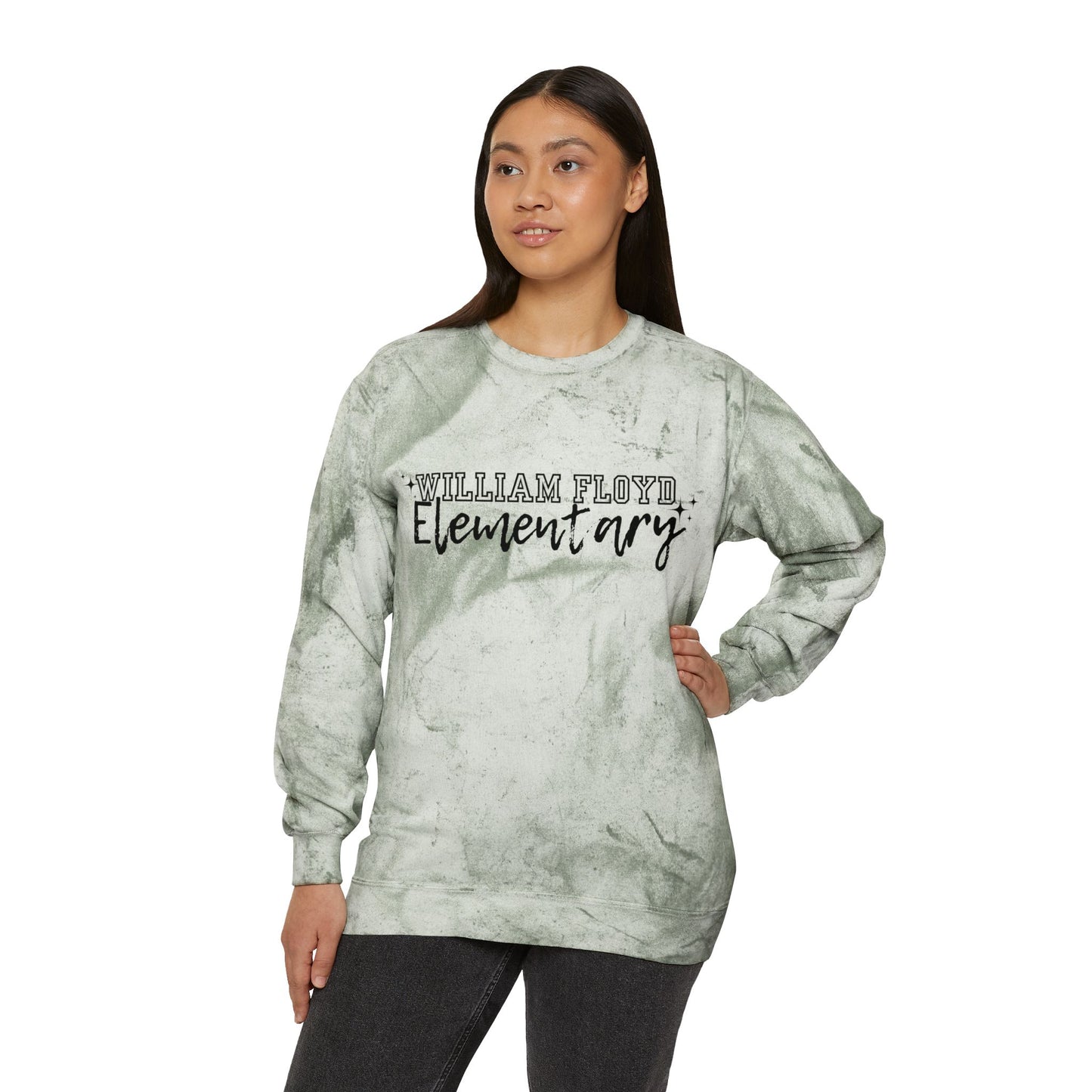 Unisex Color Blast Crewneck Sweatshirt - Expect Success for WFE