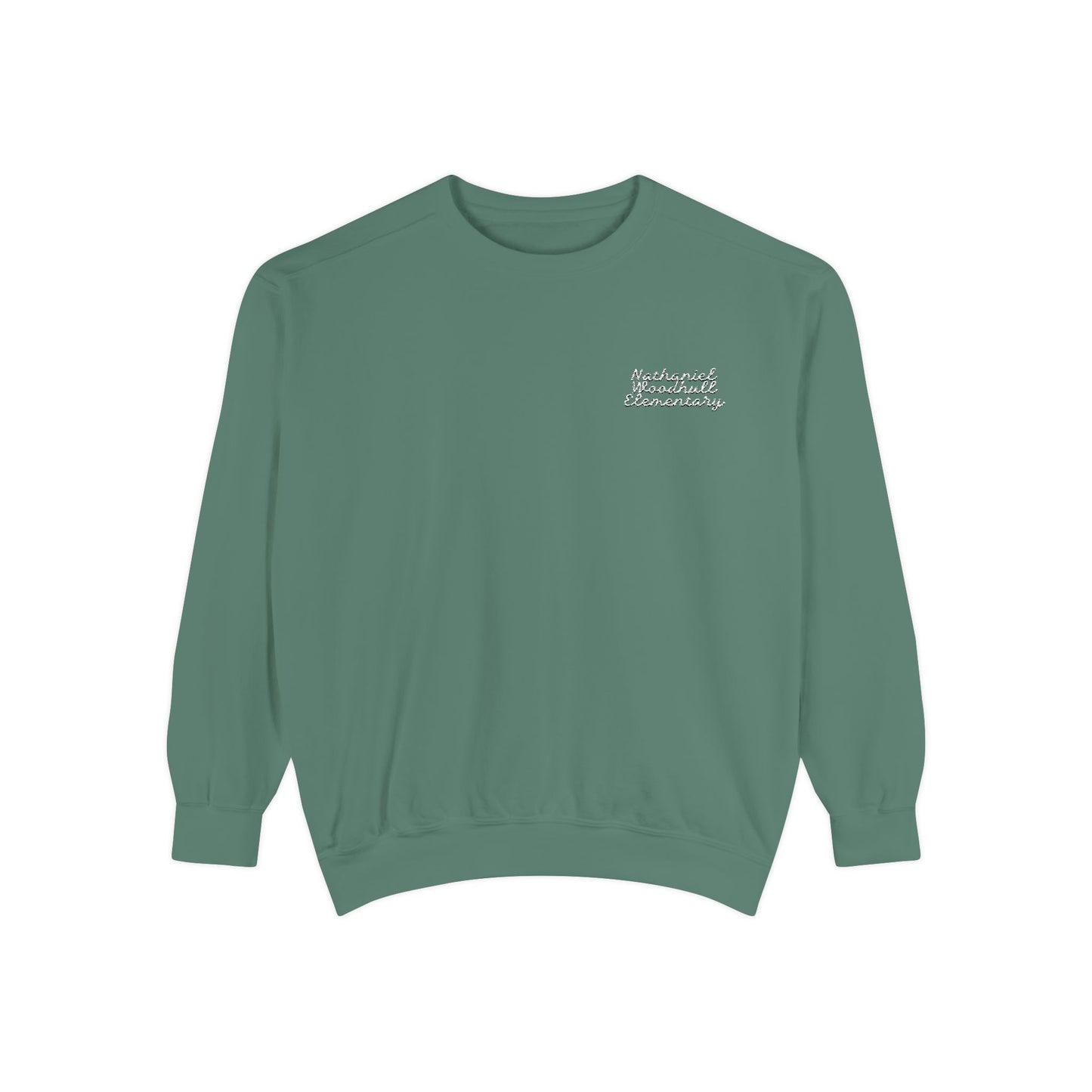 Woodhull- Embroidered Garment-Dyed Unisex Sweatshirt