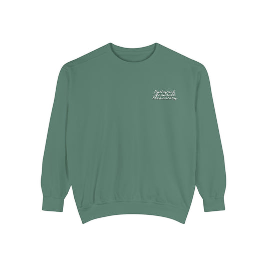 Woodhull- Embroidered Garment-Dyed Unisex Sweatshirt