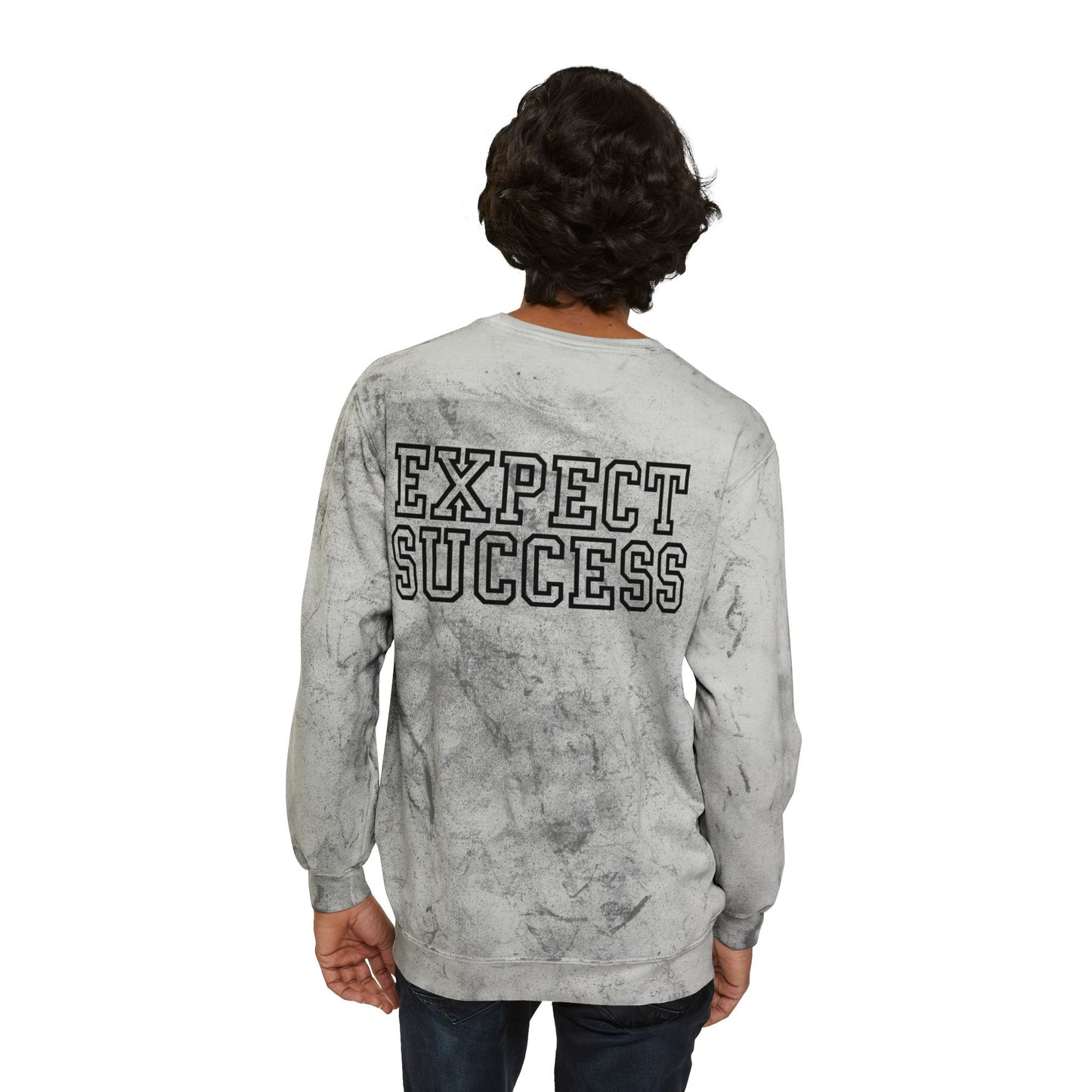WFE Color Blast Crewneck Sweatshirt for School Spirit | 'Expect Success'