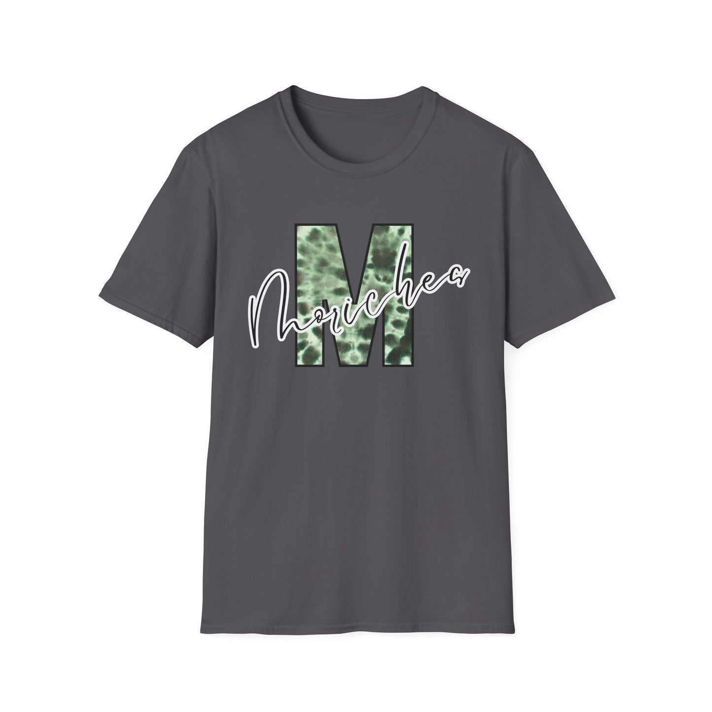 Tie Dye Moriches Stylish Unisex Softstyle T-Shirt with Moriches Design