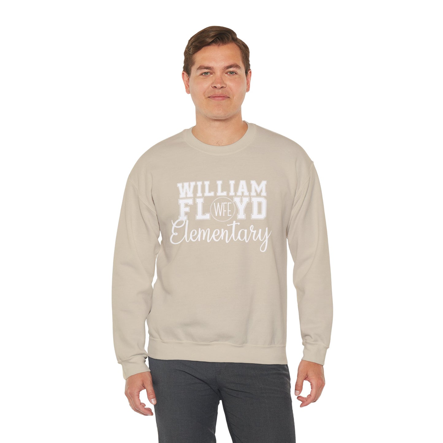 WFE Logo Crewneck Sweatshirt - William Floyd Elementary