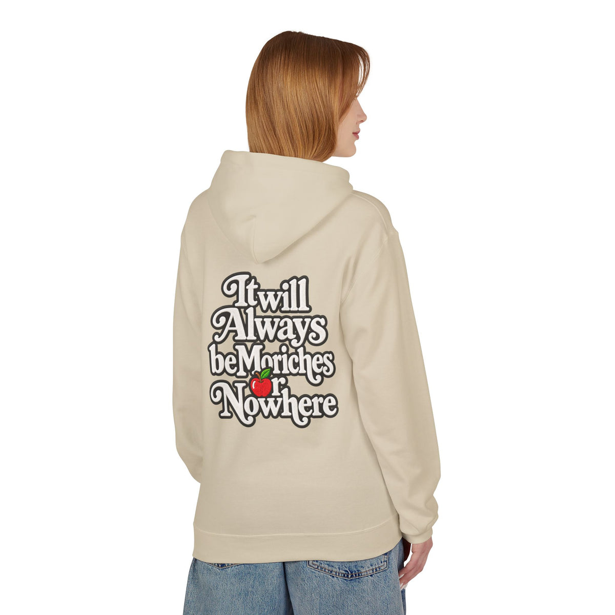 "MES or Nowhere" w/ apple- Moriches Hoodie