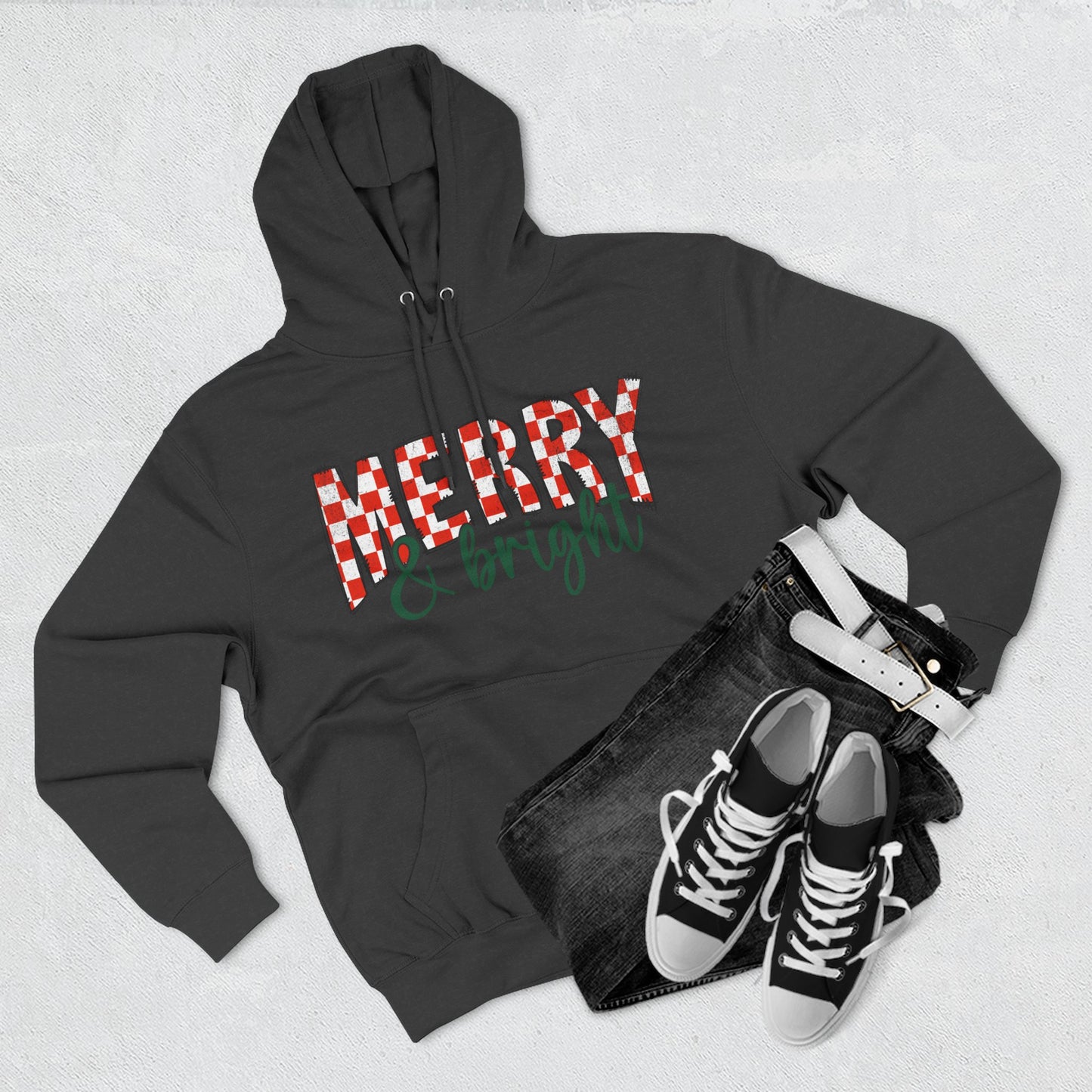 Merry & Bright Hoodie — Holiday Fleece