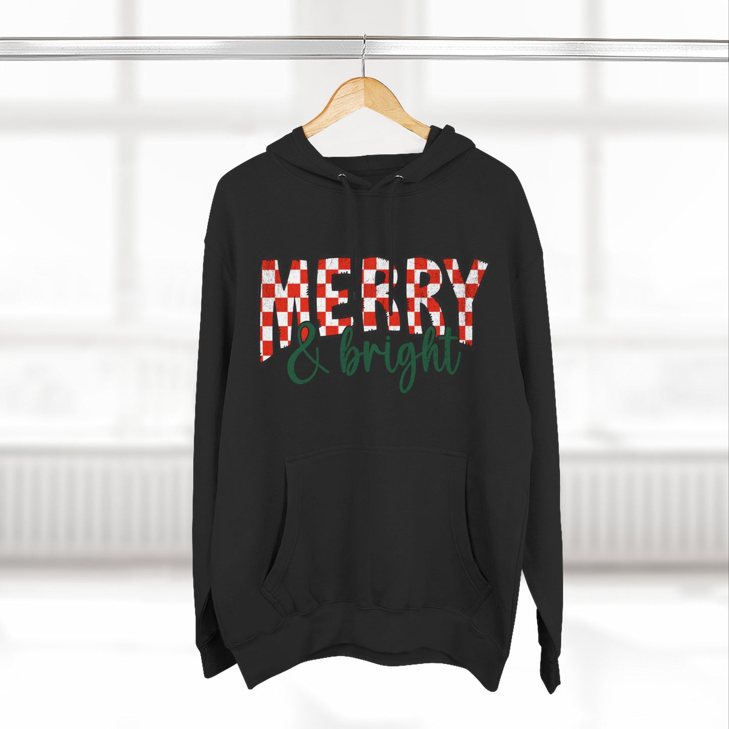 Merry & Bright Hoodie — Holiday Fleece