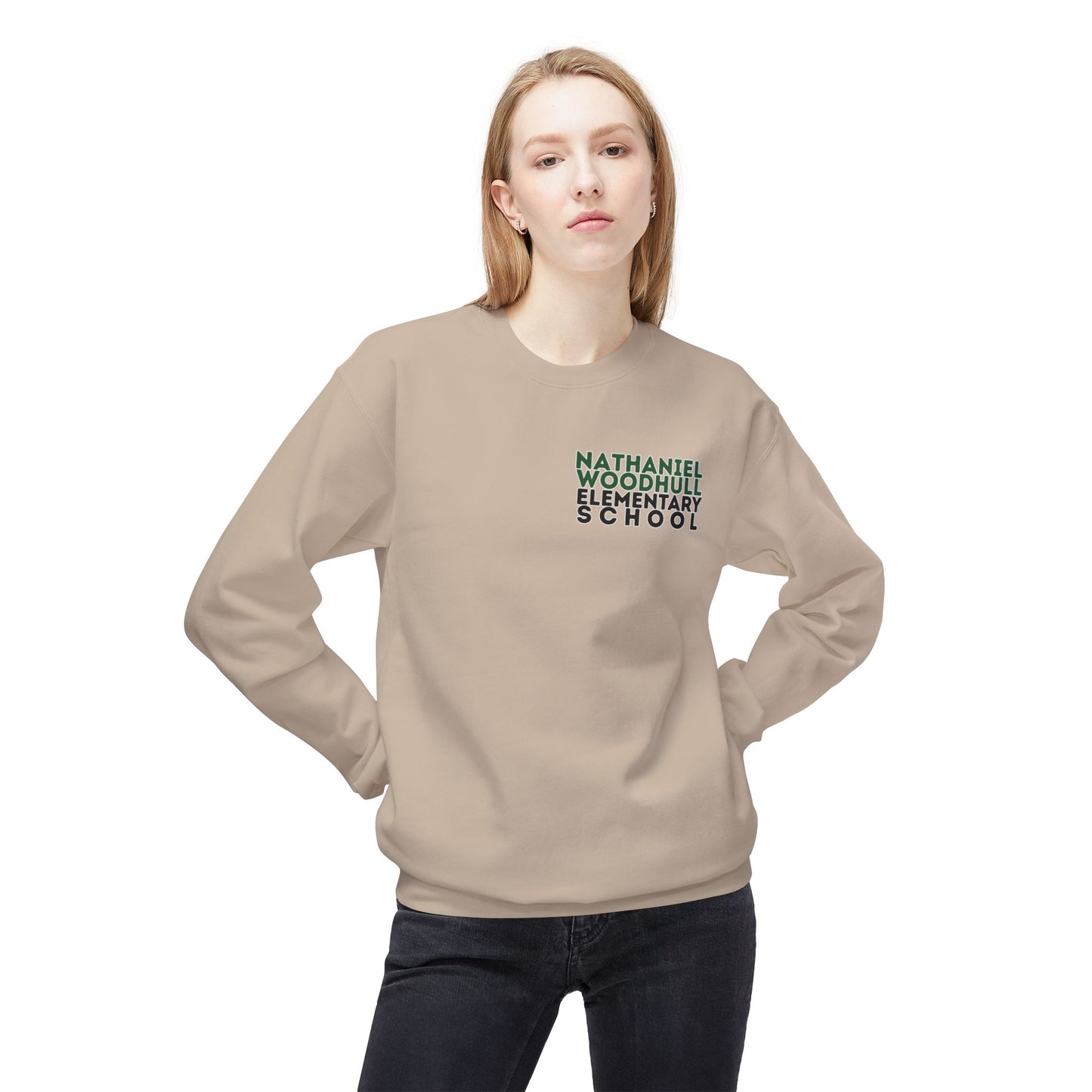 Woodhull Elementary School Fleece Crewneck Sweatshirt
