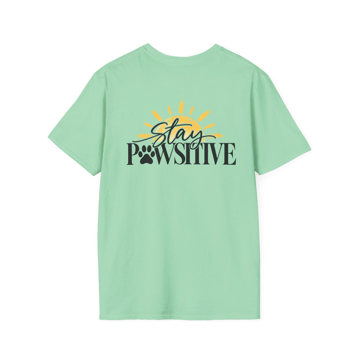 Hound & Home "Stay Pawsitive" — T-Shirt