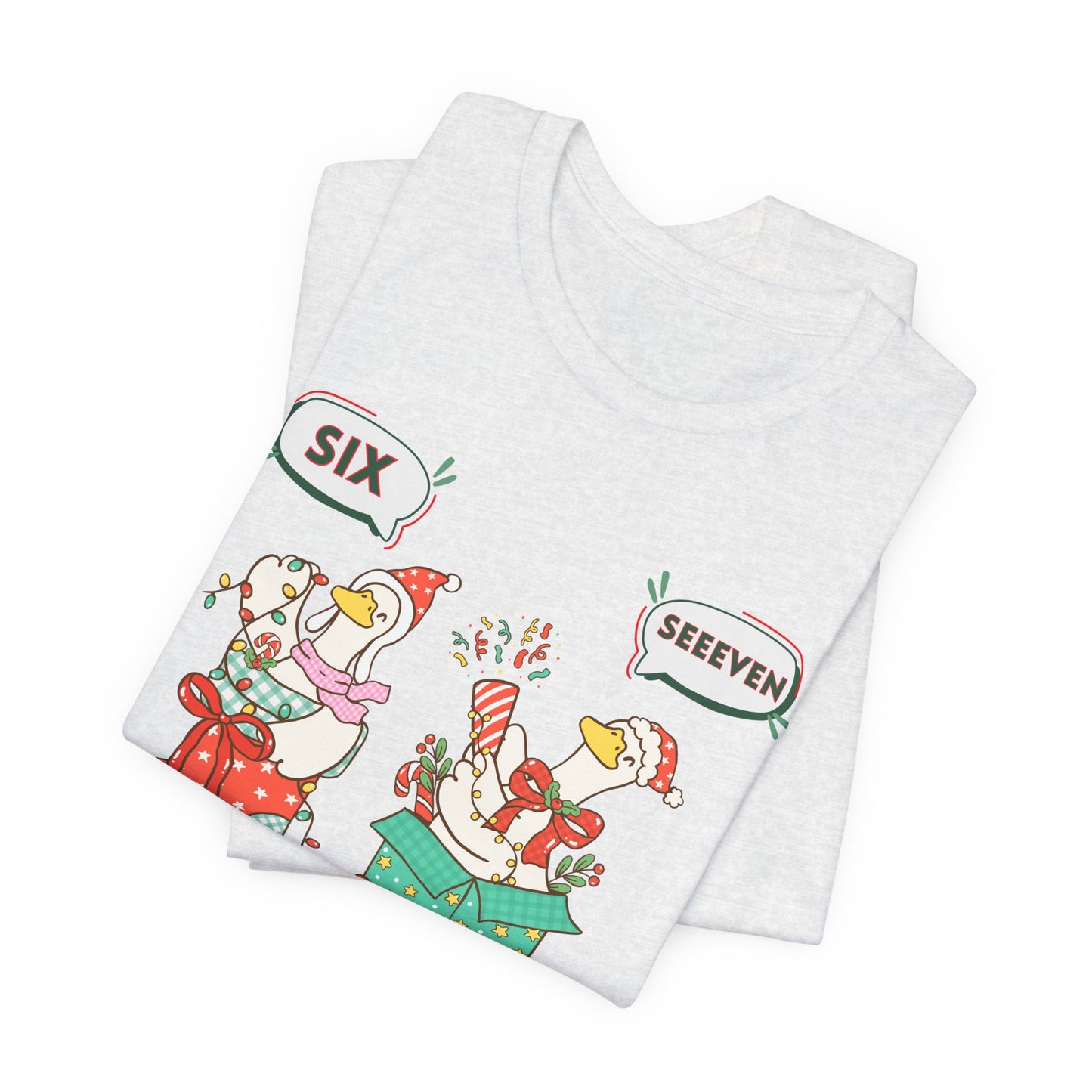 Festive Silly Goose 6-7— Christmas Unisex T‑Shirt