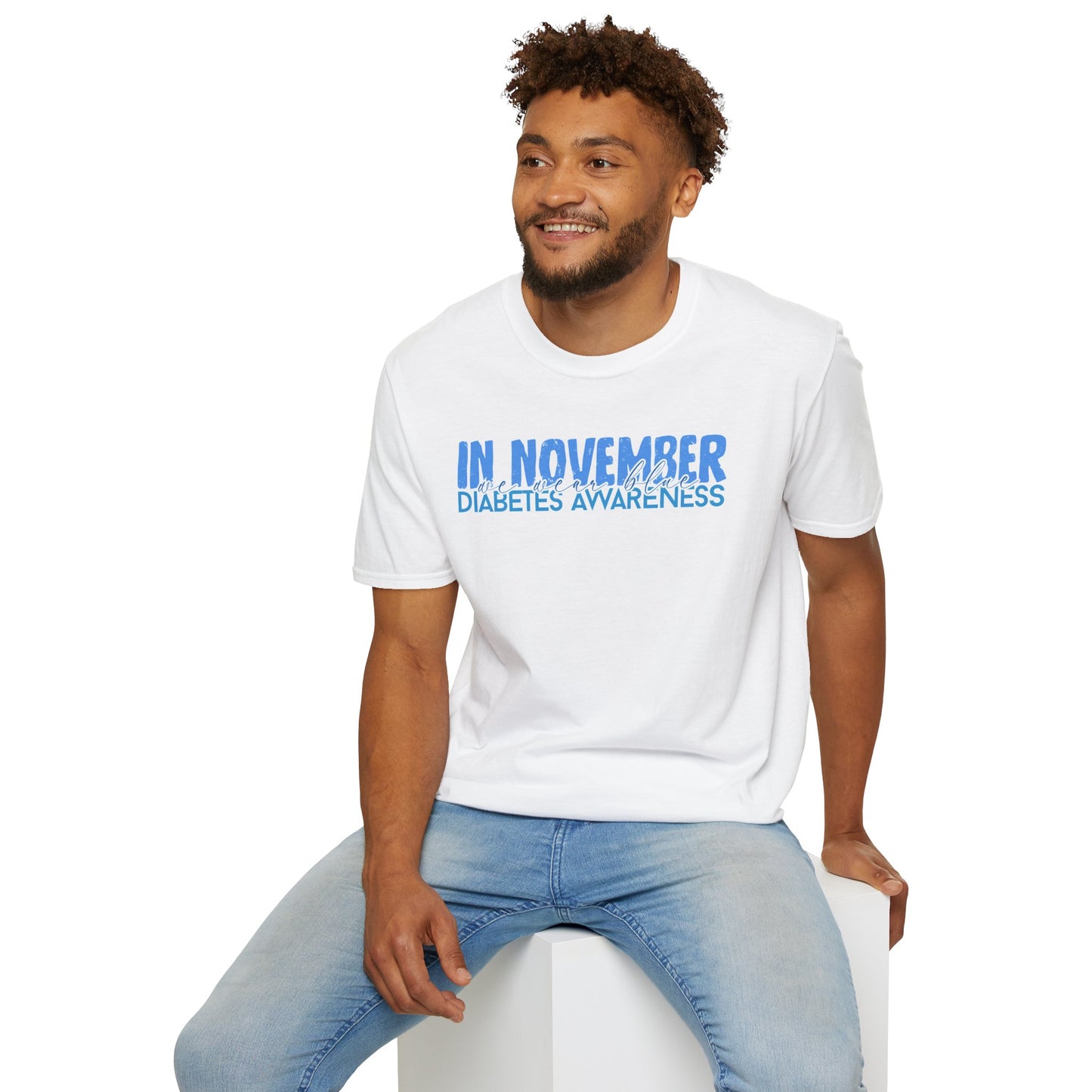 Diabetes Awareness- November- Unisex Softstyle T-Shirt
