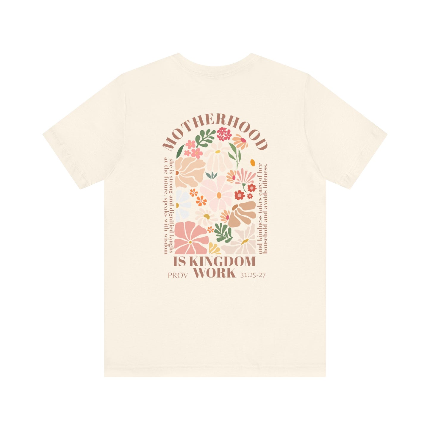 Inspirational Motherhood Graphic Tee – Comfortable Unisex Jersey Short Sleeve Shirt