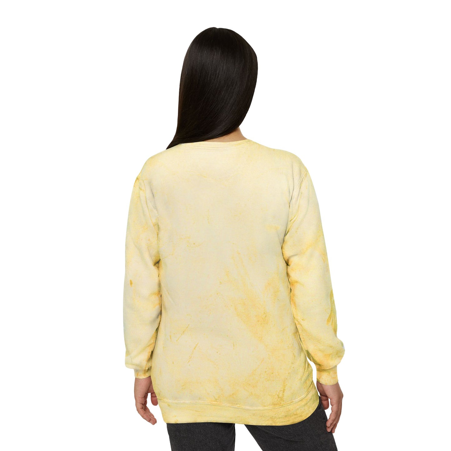 Floyd Strong (no back) Color Blast Crewneck Sweatshirt for School Spirit
