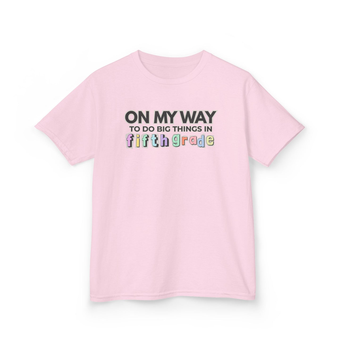 Big Things in 5th Grade- Kids Back to School Shirt