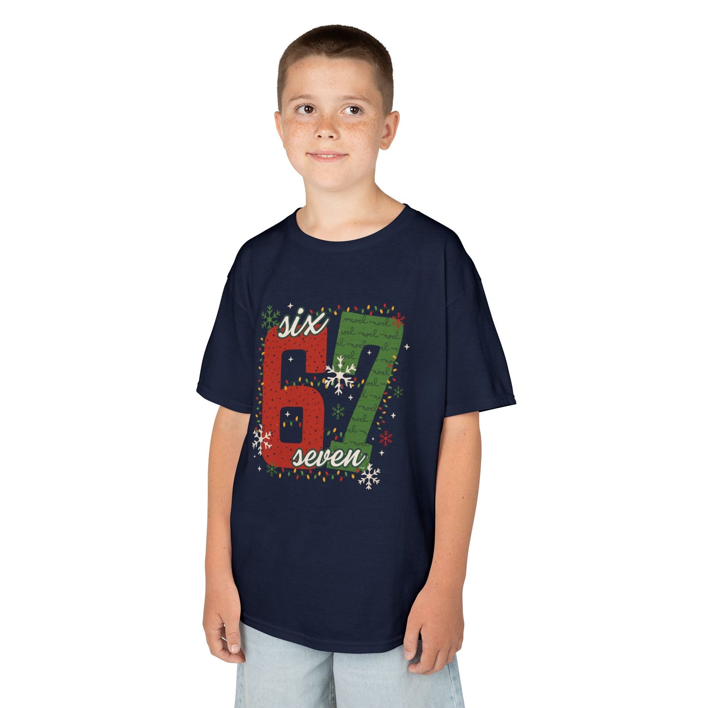 Kids '67' Christmas Number Graphic Tee — Youth- Christmas