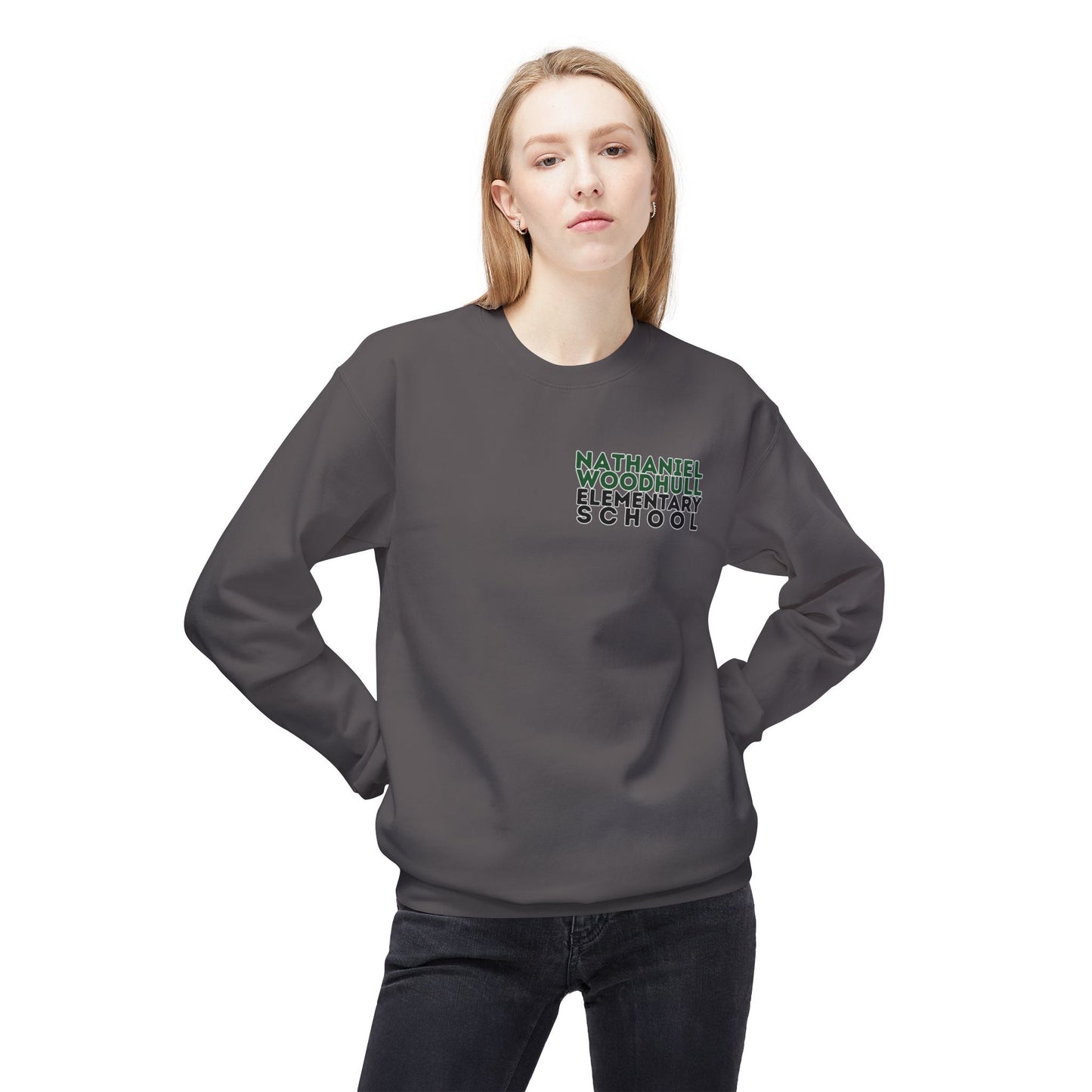 Woodhull Elementary School Fleece Crewneck Sweatshirt